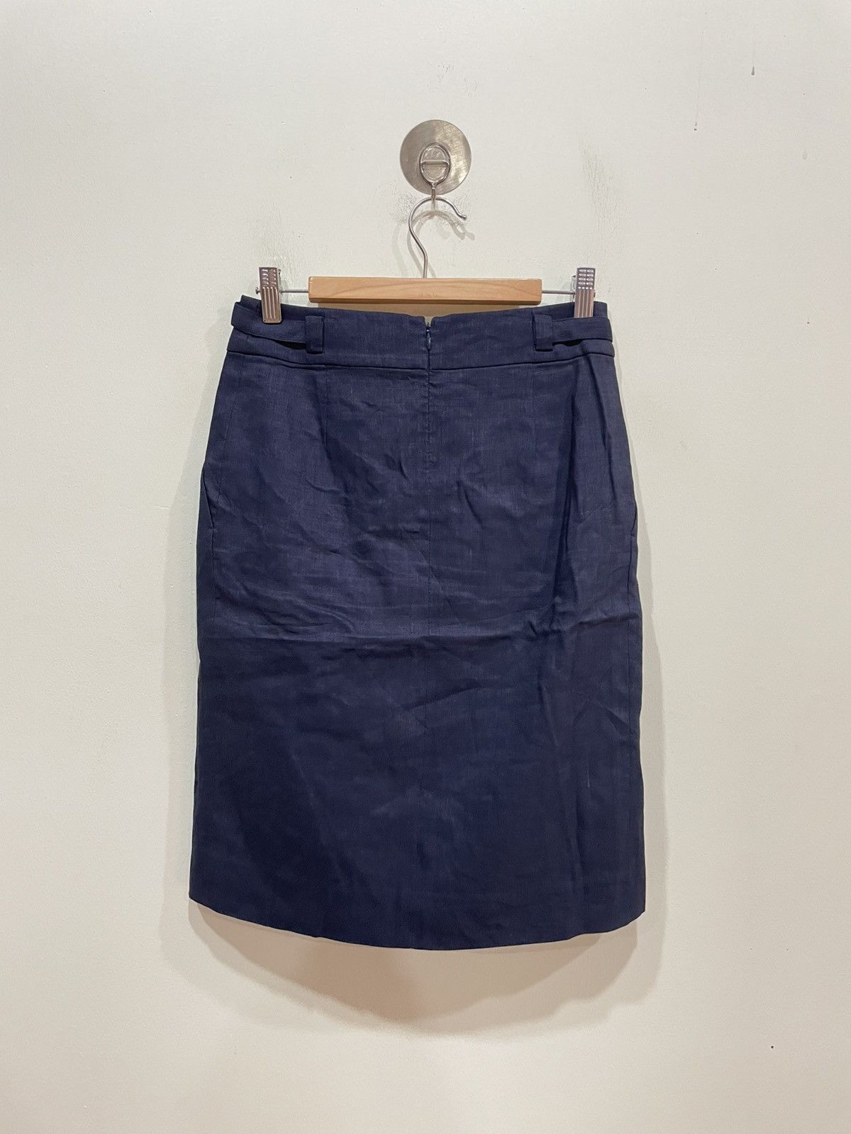 Celine Celine Plain Belted Skirt Size 24" / US 00 / IT 34 - 2 Thumbnail