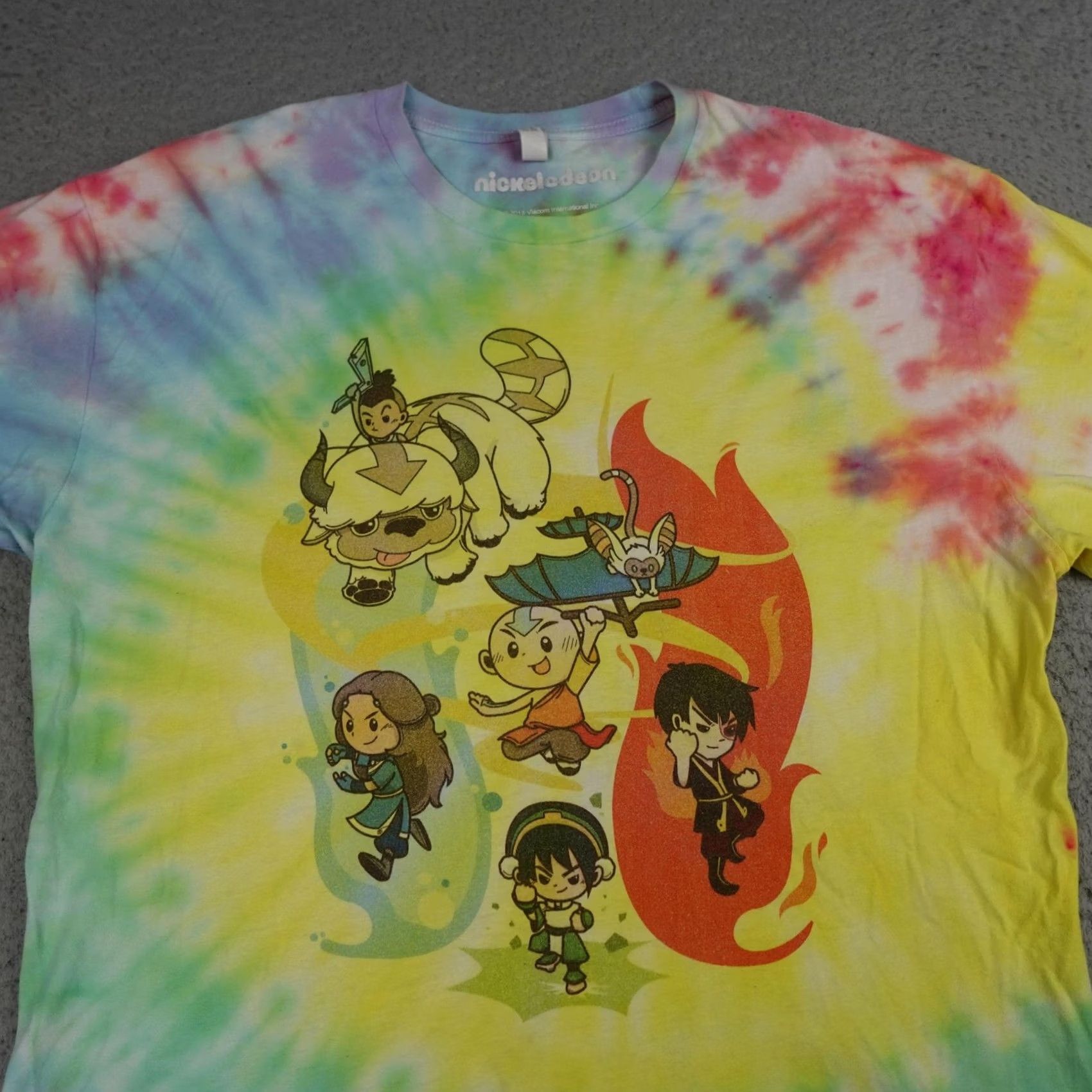 Next Level Avatar The Last Airbender Shirt Mens XL Tie Dye Nickelodeon Cartoon Tee Size US XL / EU 56 / 4 - 3 Thumbnail