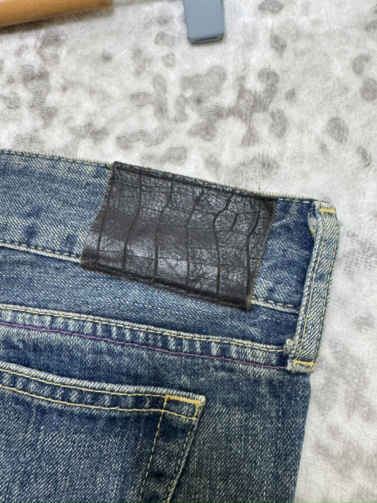 Hysteric Glamour SLY Y2K Low Rise Studded Bootcut Mud Wash Denim Jeans Size US 32 / EU 48 - 13 Thumbnail