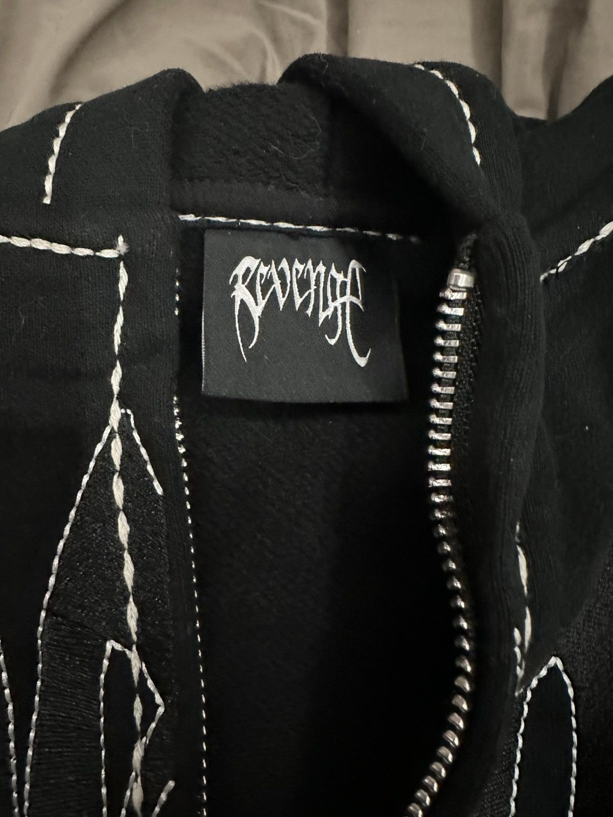 Revenge Revenge Embroidered Zip Hoodie Size US XL / EU 56 / 4 - 3 Thumbnail