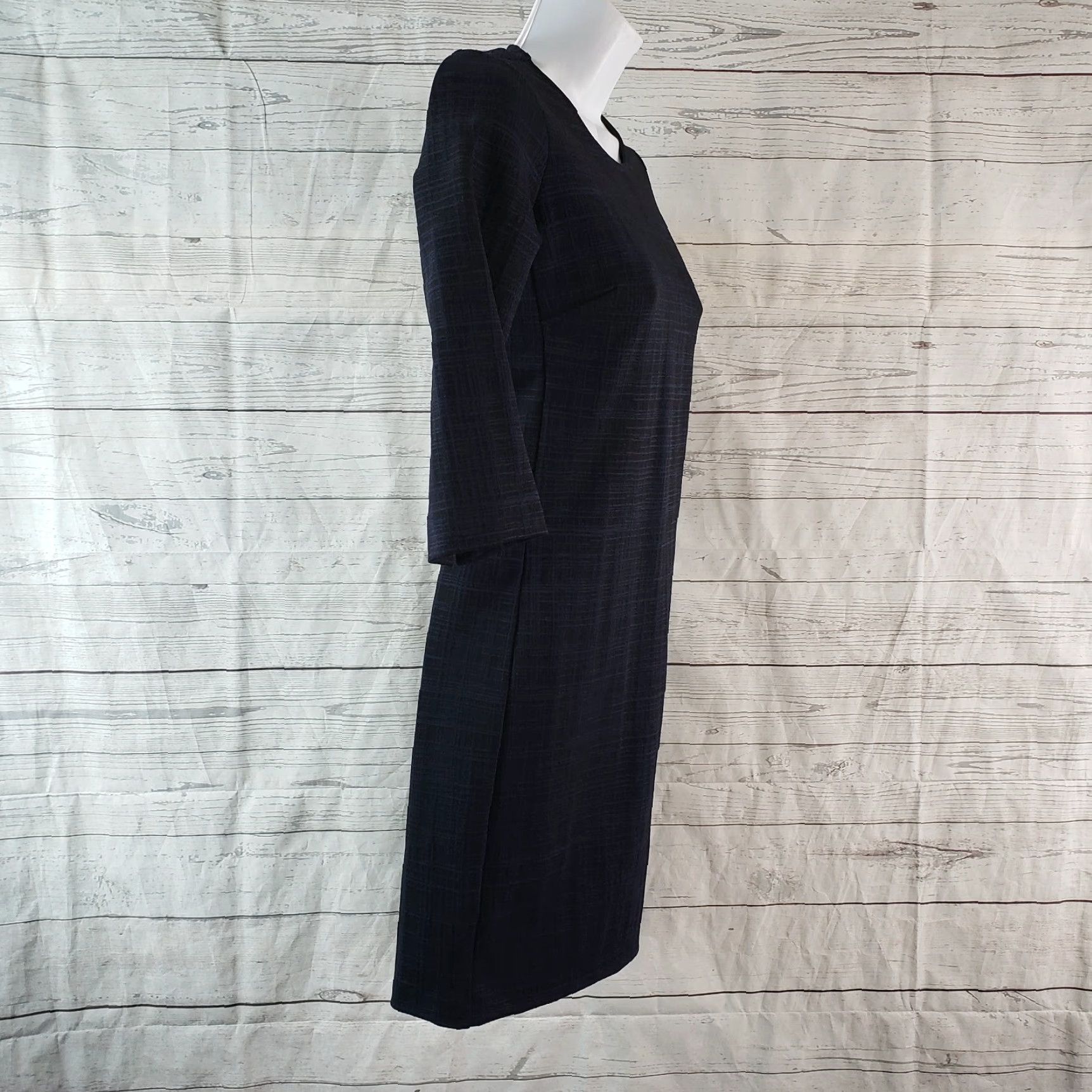 Theory Theory Womens Mini Dress Sz 0 Black 3/4 Sleeve Dress Womens Black Theory Mini 0 Size XS / US 0-2 / IT 36-38 - 3 Thumbnail