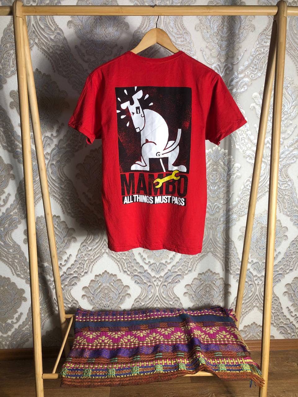 Mambo × Vintage VERY RARE MAMBO ALLAN DOG BIG LOGO T-SHIRT 1989 SURF Y2K 90s Size US L / EU 52-54 / 3 - 1 Thumbnail