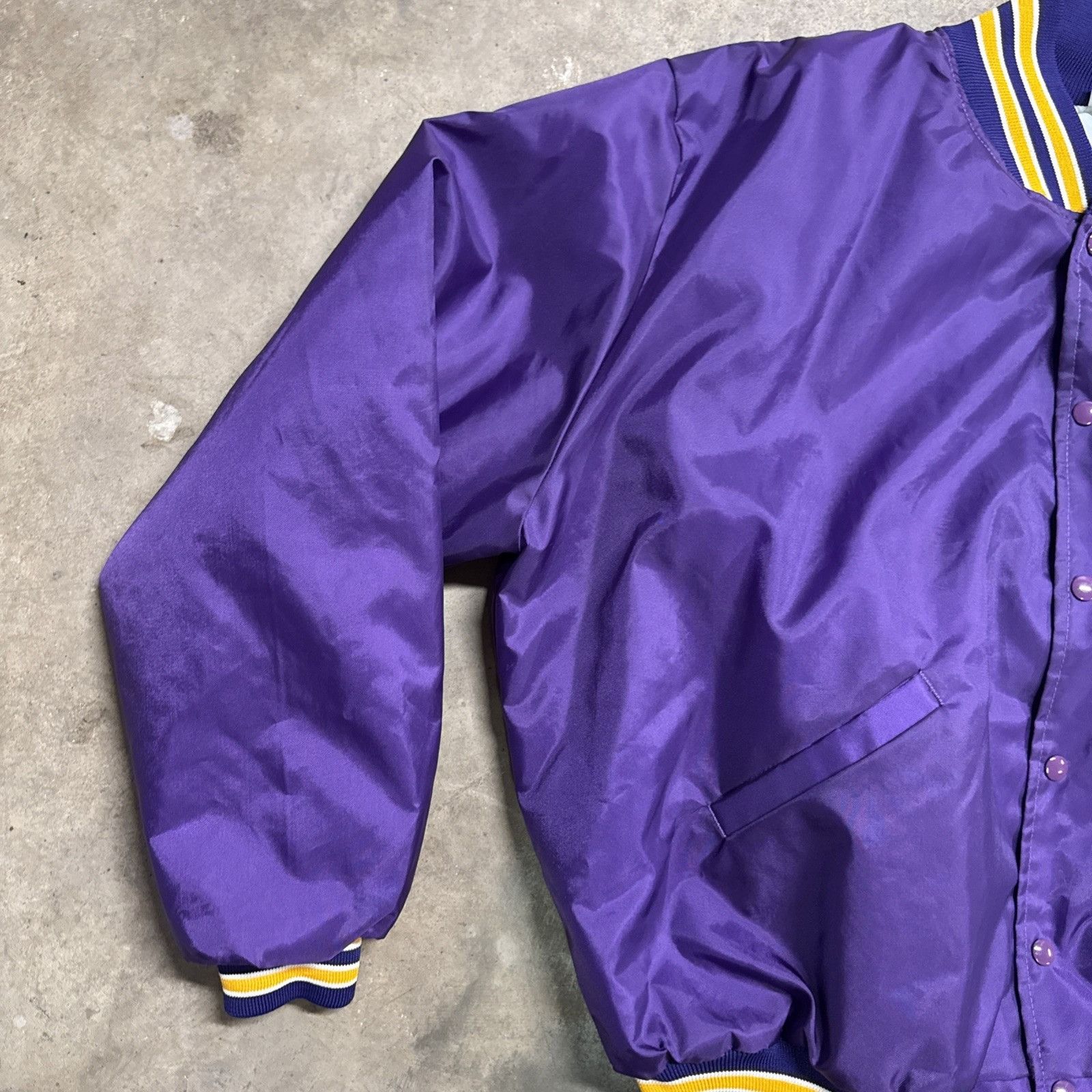 Starter Vintage Eastern Carolina University Jacket 2XL 90s Varsity Size US XXL / EU 58 / 5 - 4 Thumbnail