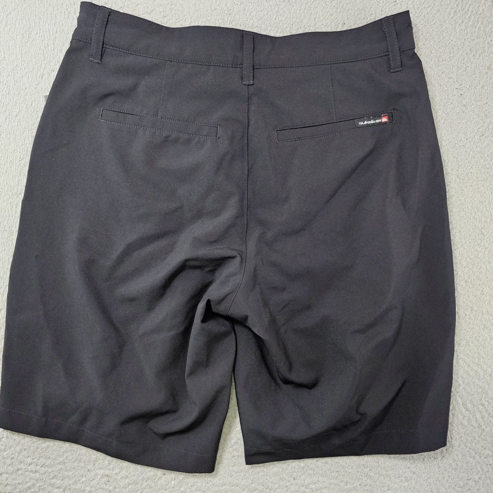 Quiksilver Quiksilver Shorts Mens 28 Black Chino Flat Front 10 Inseam Casual Summer Size US 28 / EU 44 - 4 Thumbnail
