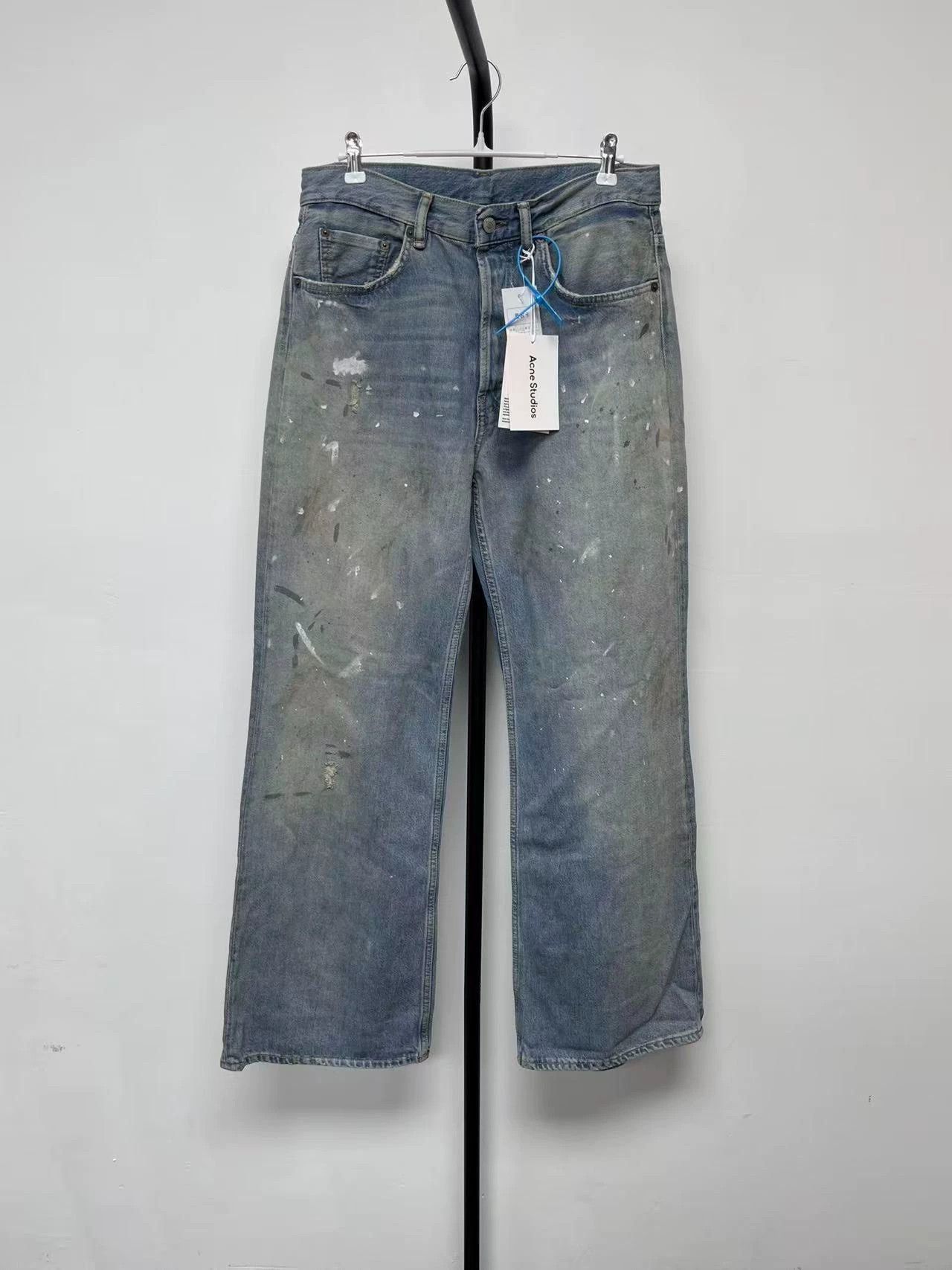 Acne Studios LOOSE FIT TROUSERS- 1981M cold grey | Grailed