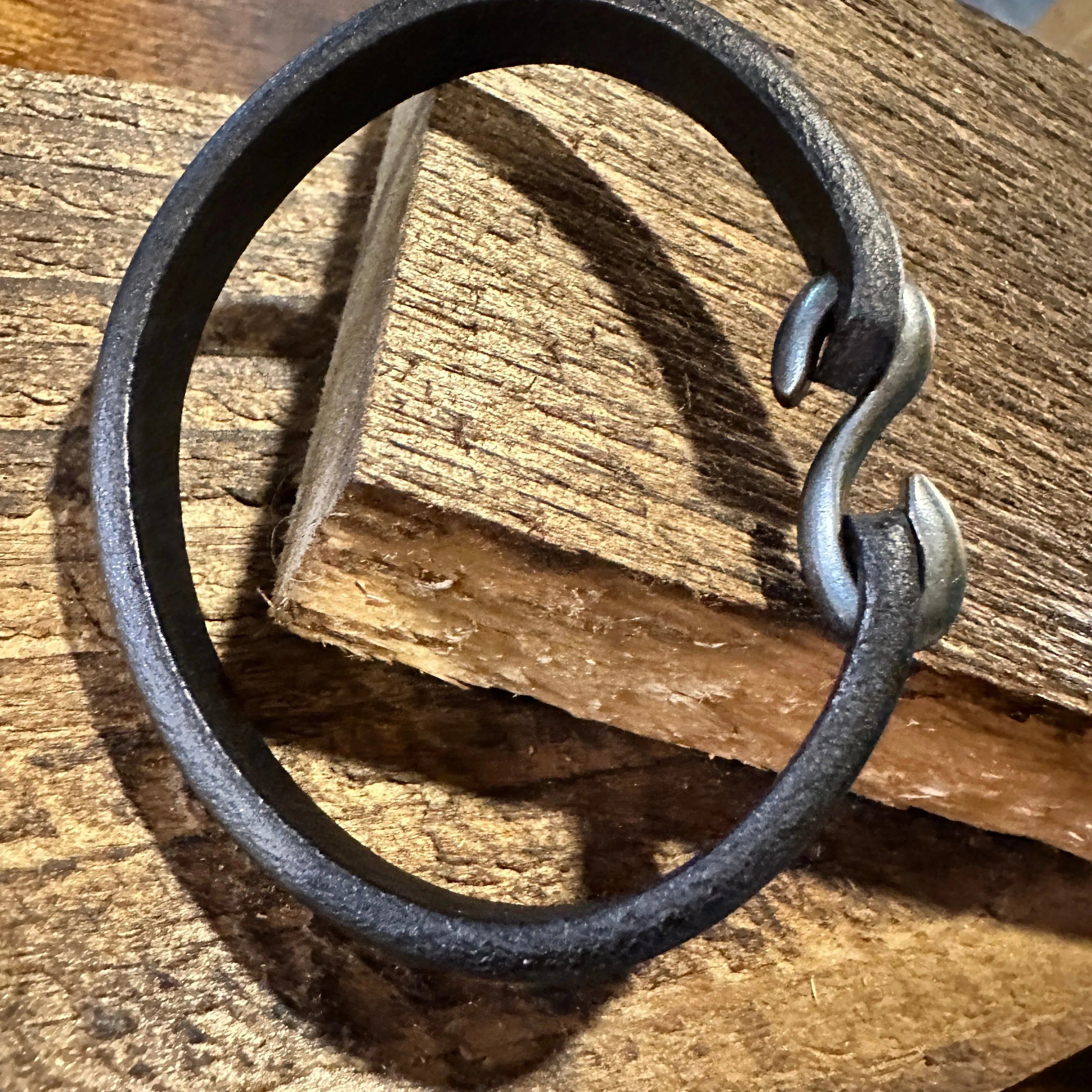 Other Handcrafted Boho Hippie Black Genuine Leather Cowhide S Hook Size ONE SIZE - 8 Thumbnail