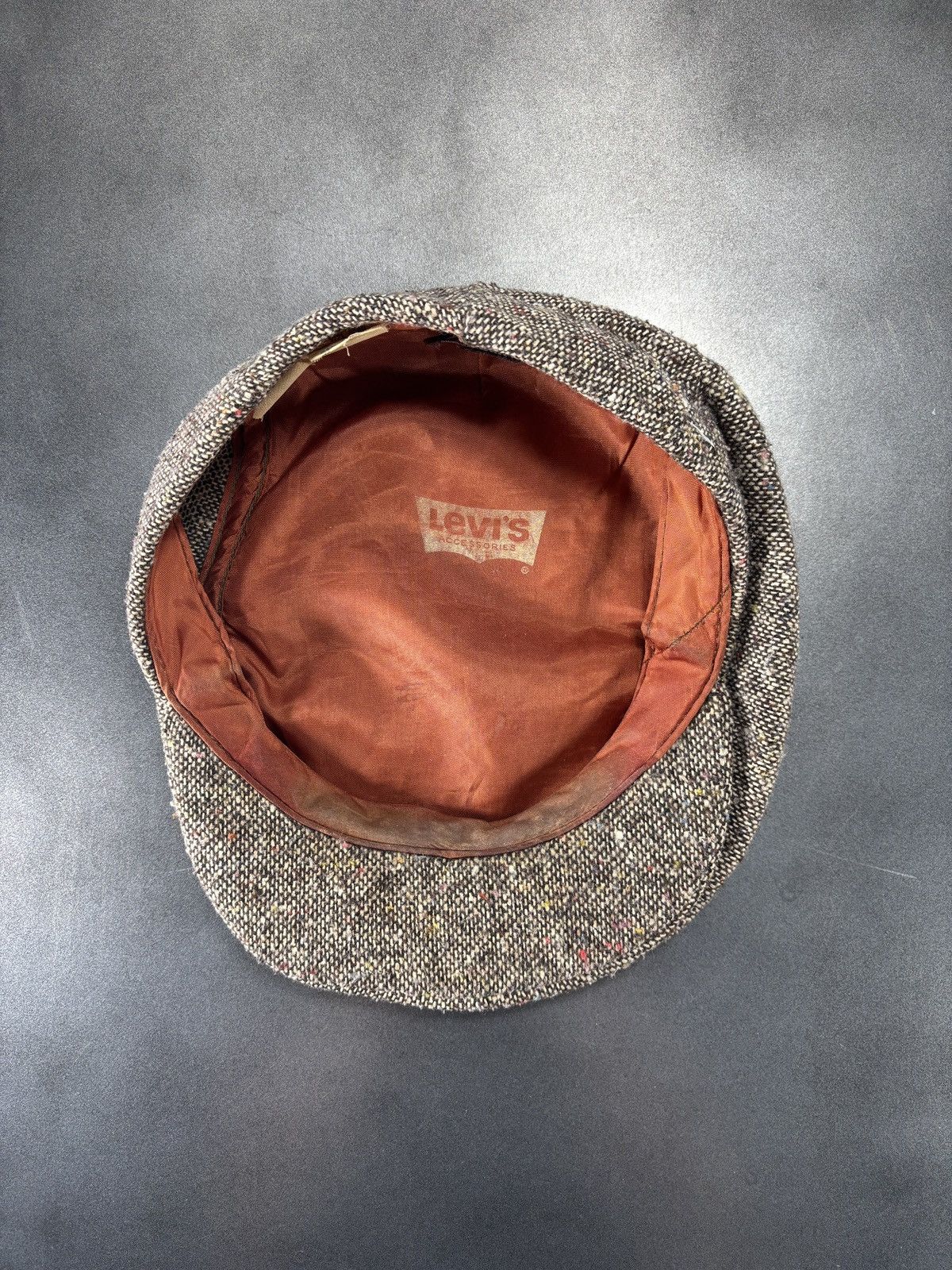 Levi's True Vintage Levi's Newsboy Cap Flatcap Wool Snap Hat Size ONE SIZE - 4 Thumbnail
