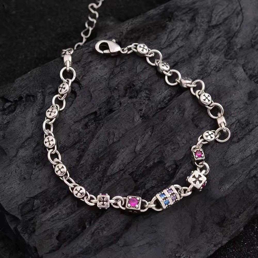 Jewelry Shiny Colorful Crystal Bracelet Size ONE SIZE - 1 Thumbnail
