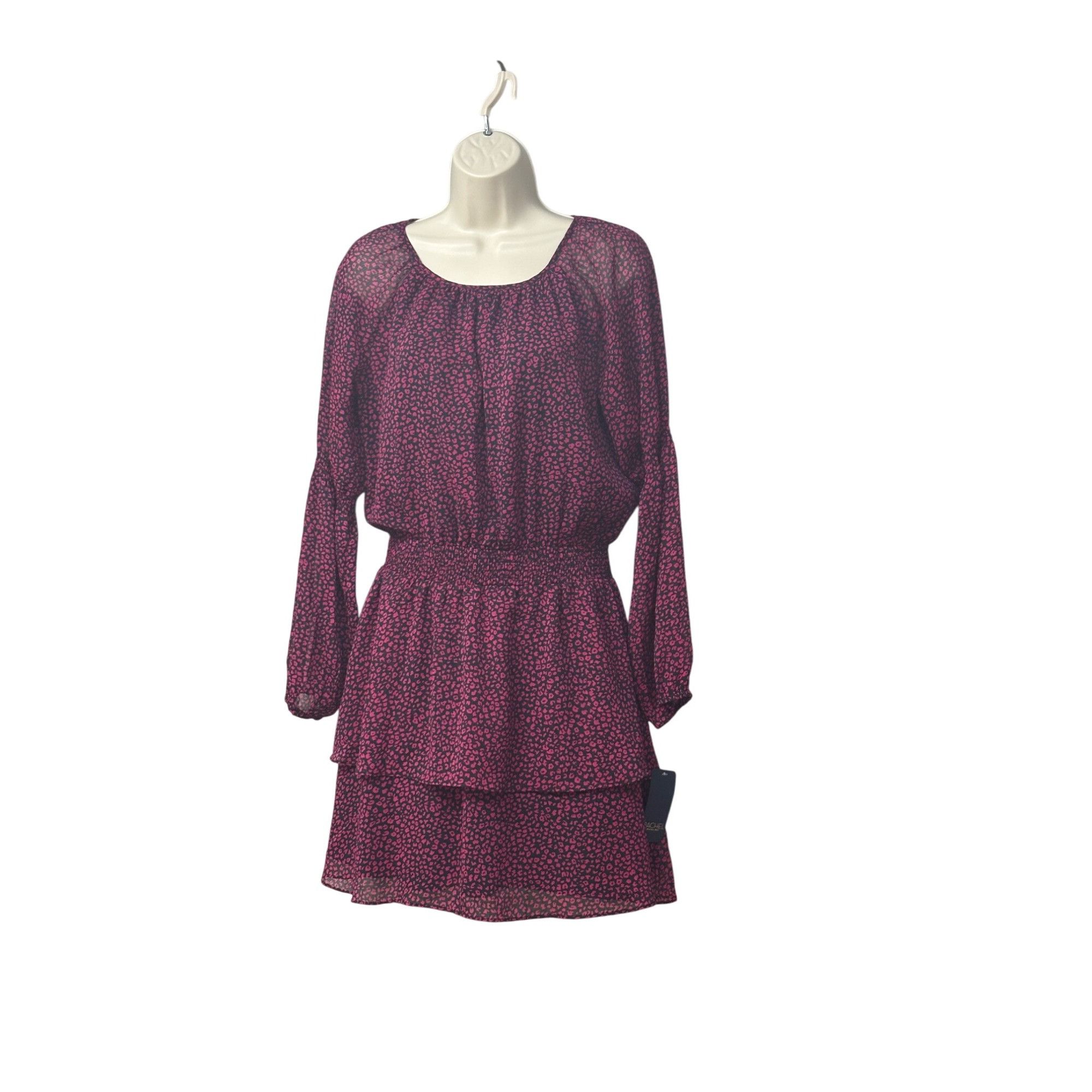 Other RACHEL Rachel Roy Lola Printed Dress, Black/Red, S Size S / US 4 / IT 40 - 12 Thumbnail