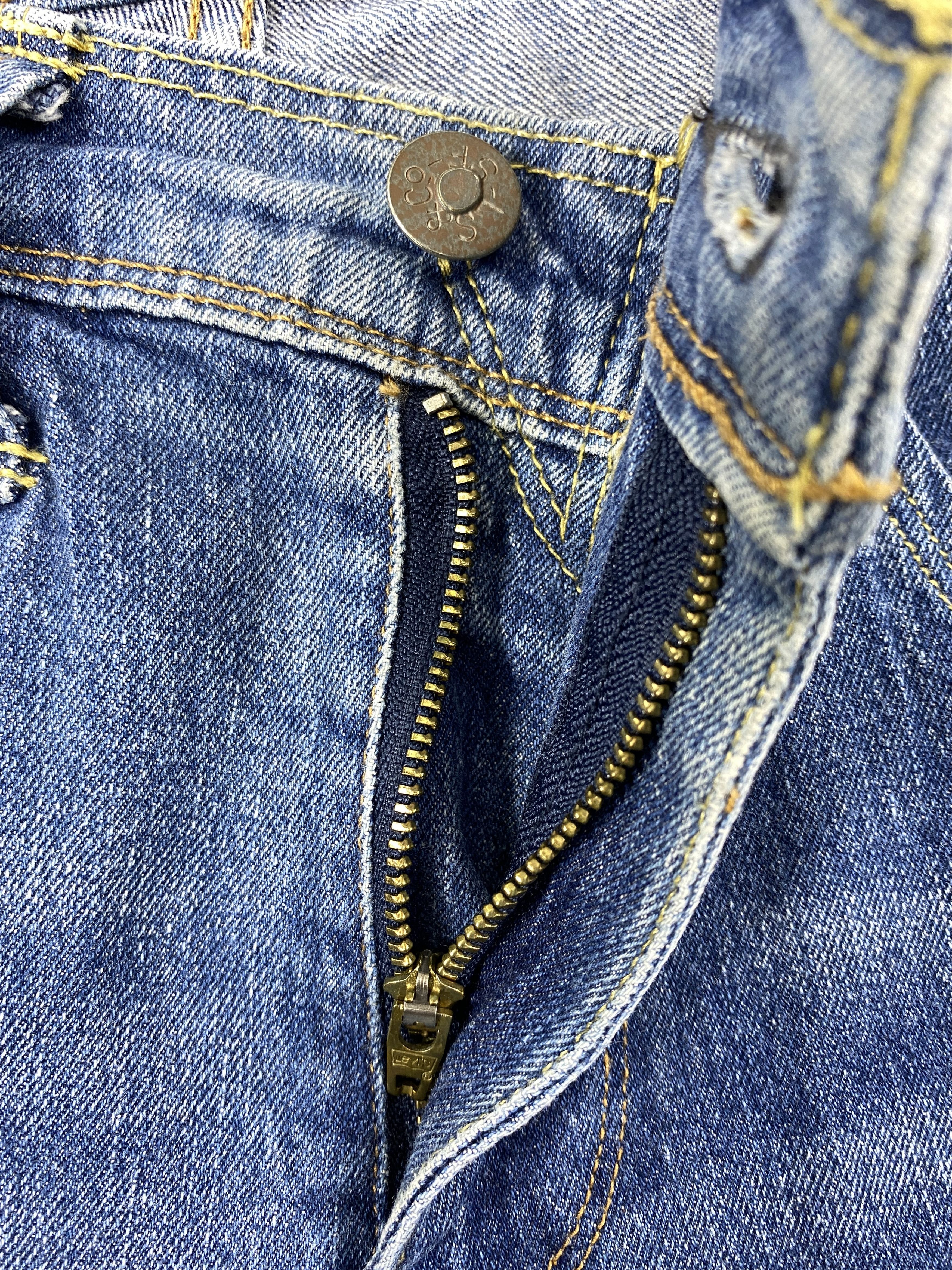 Levi's Blue Distressed Levi's 511 Jeans 30x31 Denim -SJ185 Size US 30 / EU 46 - 6 Thumbnail