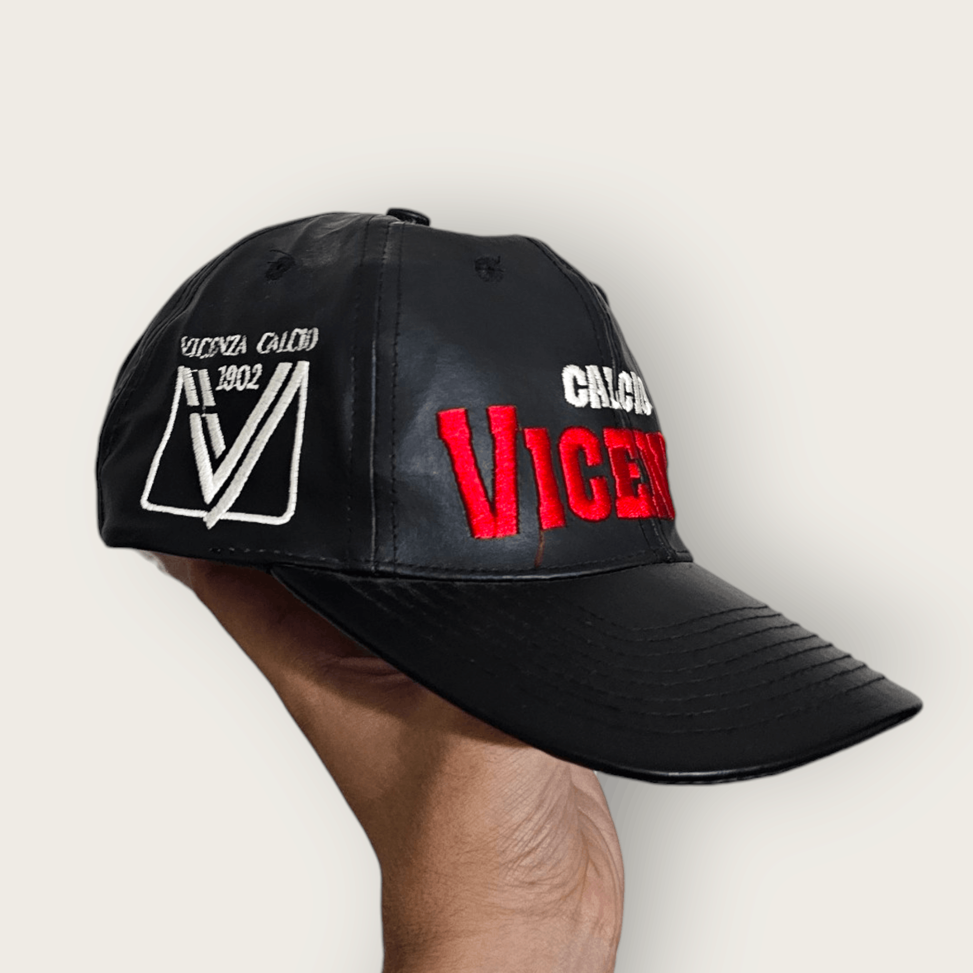 Other Vicenza Calcio Vintage Leather Hat Size ONE SIZE - 2 Thumbnail