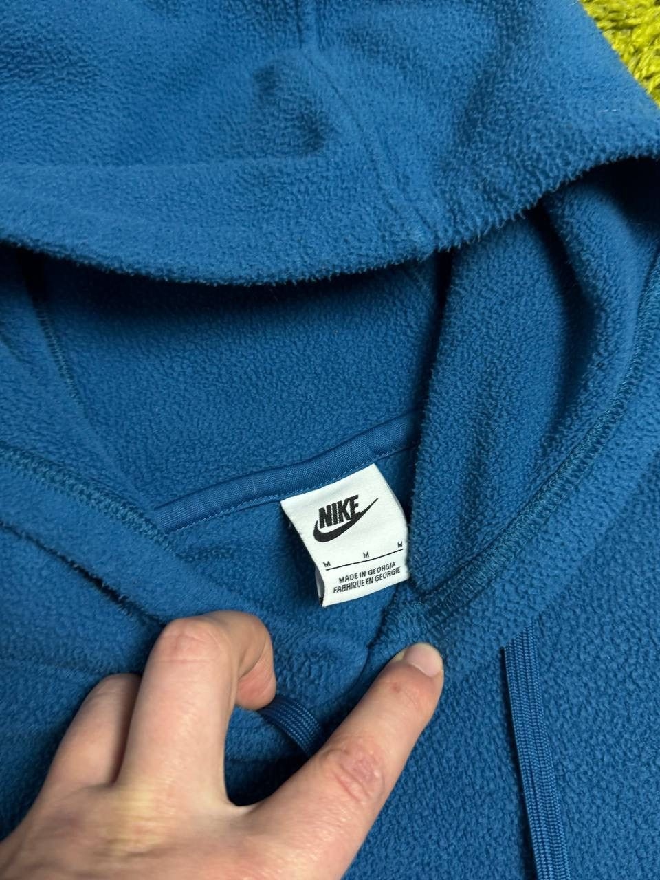 Nike × Vintage Vintage Nike Fleece Hoodie Sweatshirt Y2K Logo Size US M / EU 48-50 / 2 - 5 Thumbnail