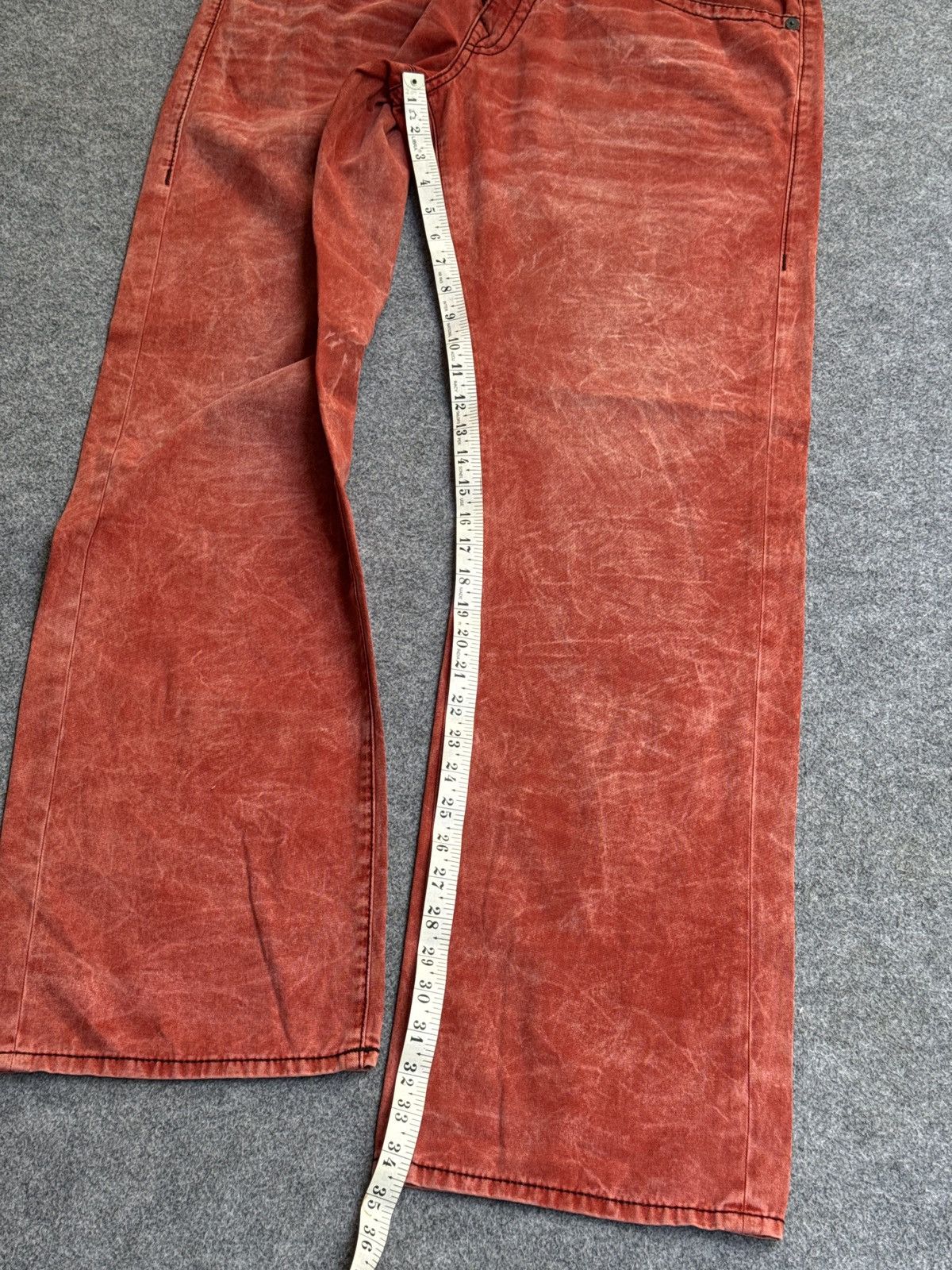 True Religion Vintage Y2k Red True Religion Jeans Size US 38 / EU 54 - 7 Thumbnail