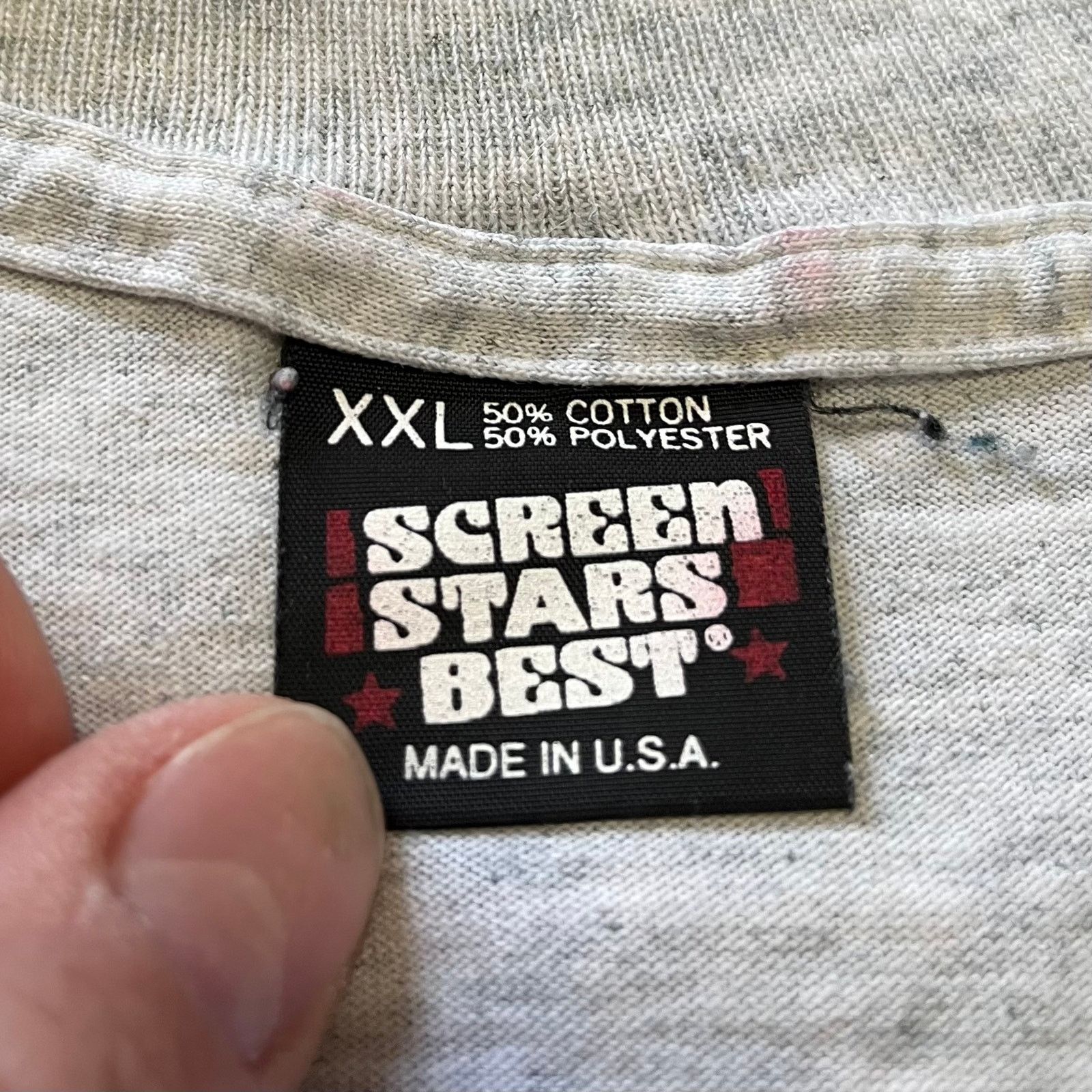 Other Vintage Screen Stars Alabama Crimson Tide White Grey Tee XL Size US XL / EU 56 / 4 - 5 Thumbnail