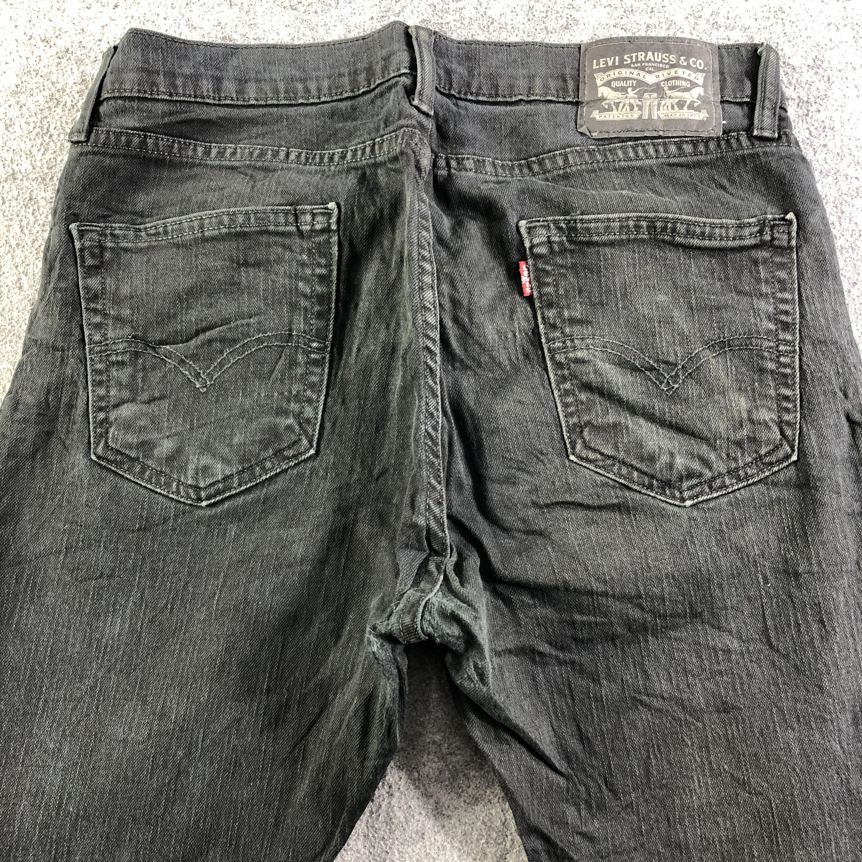 Levi's Vintage Faded Black Levis Jeans-J3096 Size US 33 - 4 Thumbnail