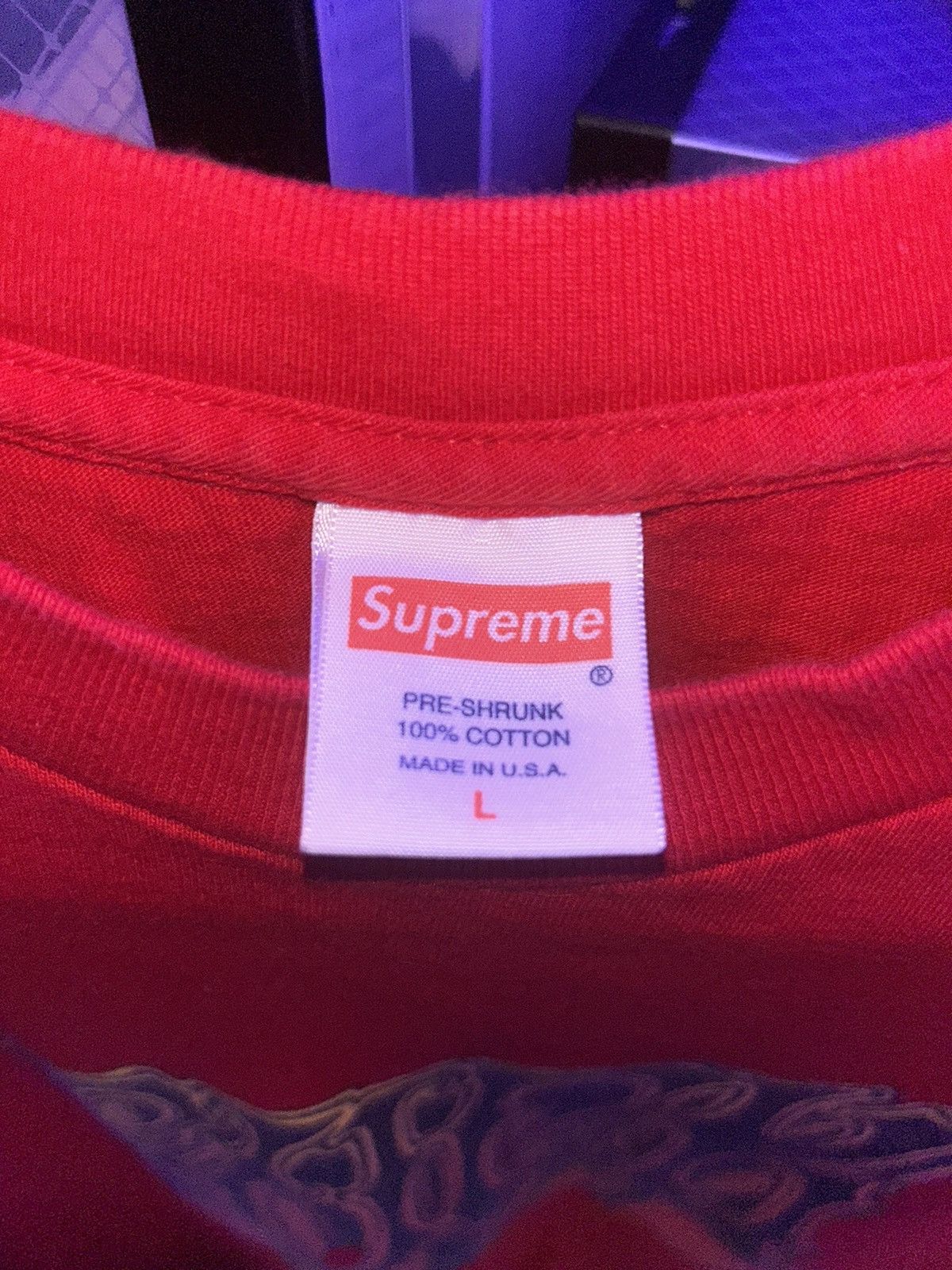 Supreme Supreme “F@$&” Tee Shirt RARE size Large Box Logo Size US L / EU 52-54 / 3 - 3 Thumbnail