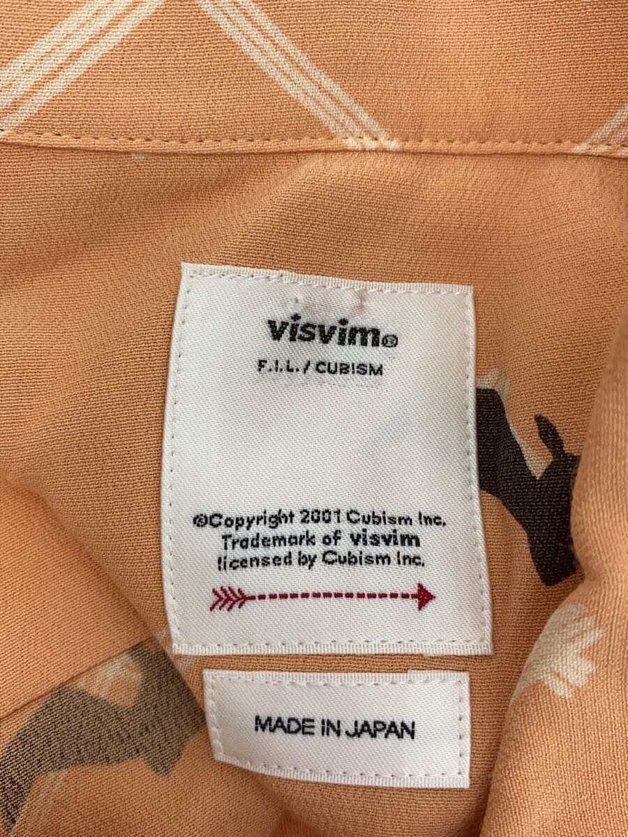 Visvim Orange Rayon Copa Bats Shirt Size US S / EU 44-46 / 1 - 3 Thumbnail