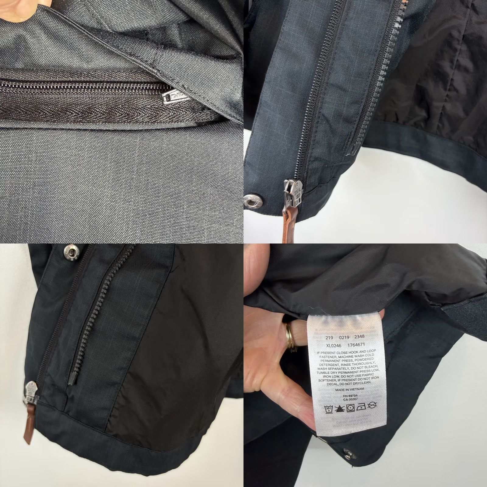 Vintage Columbia Jacket Mens Small Hooded Black Interchange Read Size US S / EU 44-46 / 1 - 9 Thumbnail