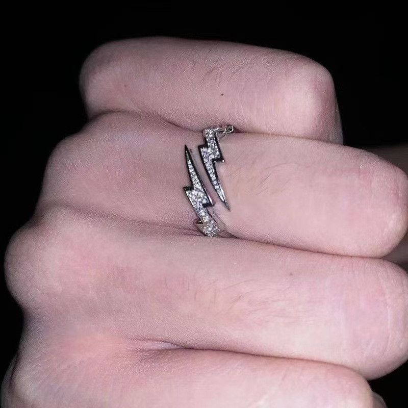 Jewelry Lightning Rare Jewelry Rings Open Chrome Ring (Size 7-13) Size ONE SIZE - 6 Thumbnail