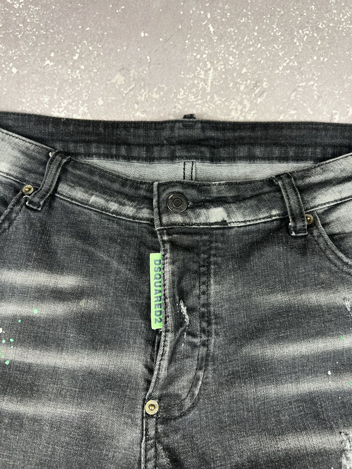 Dsquared2 Dsquared2 Distressed Painted Denim Jeans Gallery Depd Style Size US 36 / EU 52 - 5 Thumbnail