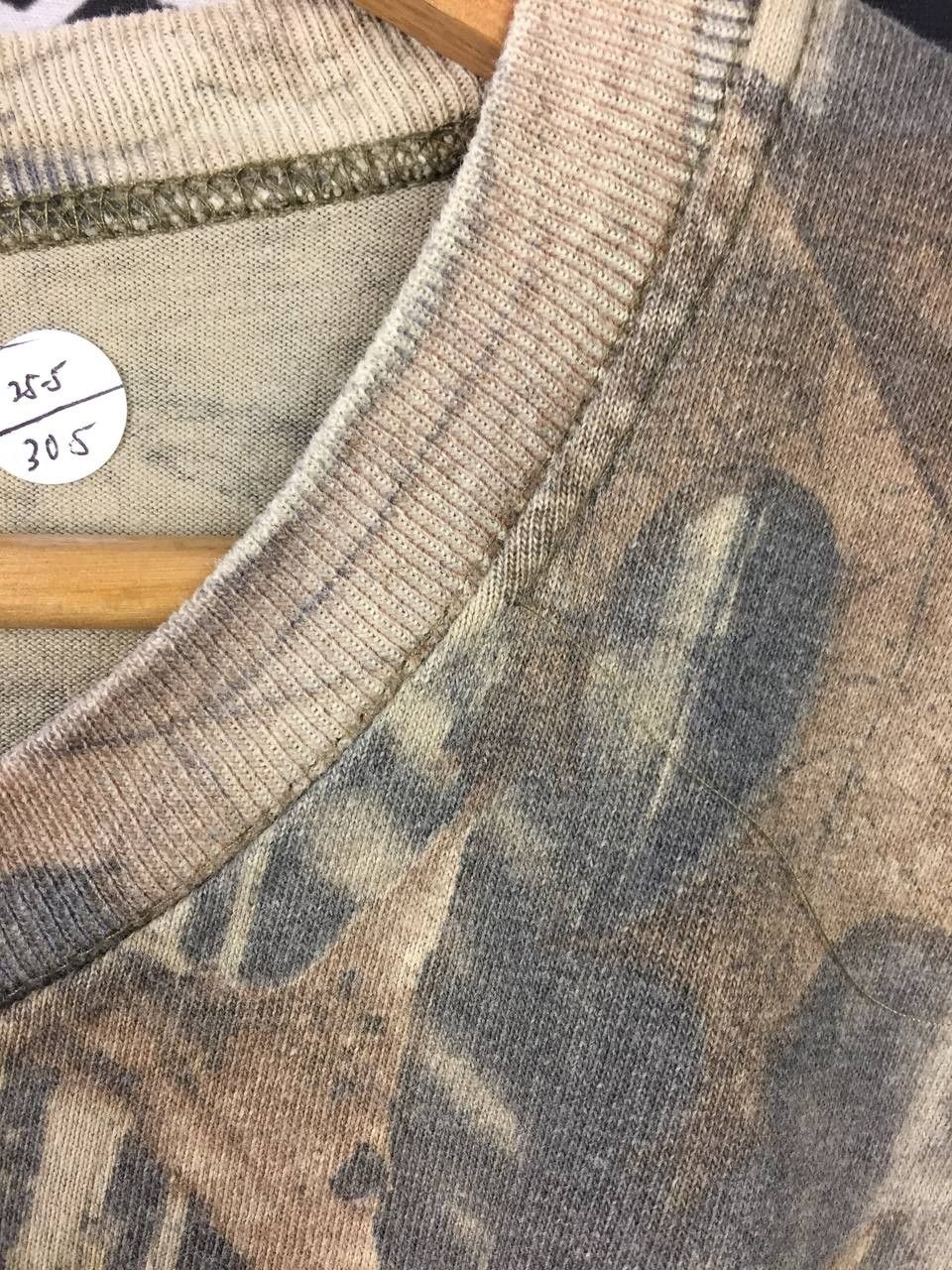 Vintage Vtg 90s Buck Wear Advantage Camo All Over Print Tee Size US XXL / EU 58 / 5 - 5 Thumbnail