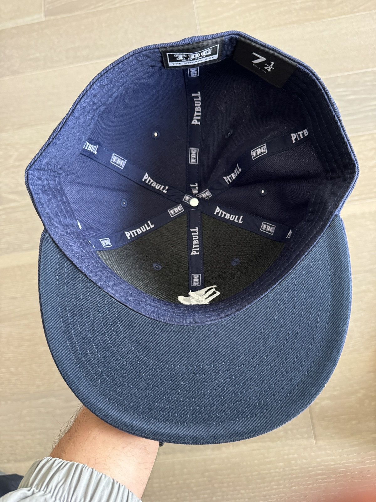 Playboi Carti 7 1/4 Playboi Carti YVL Fitted Hat NAVY White Opium ❤️✅ NEW Size ONE SIZE - 5 Thumbnail