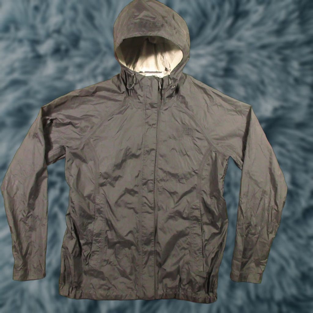 The North Face The North Face DryVent Jacket Women L Black Hooded Waterproof Full Zip Lightweight Pockets Rain Coat Mid-Length Size L / US 10 / IT 46 - 1 Thumbnail