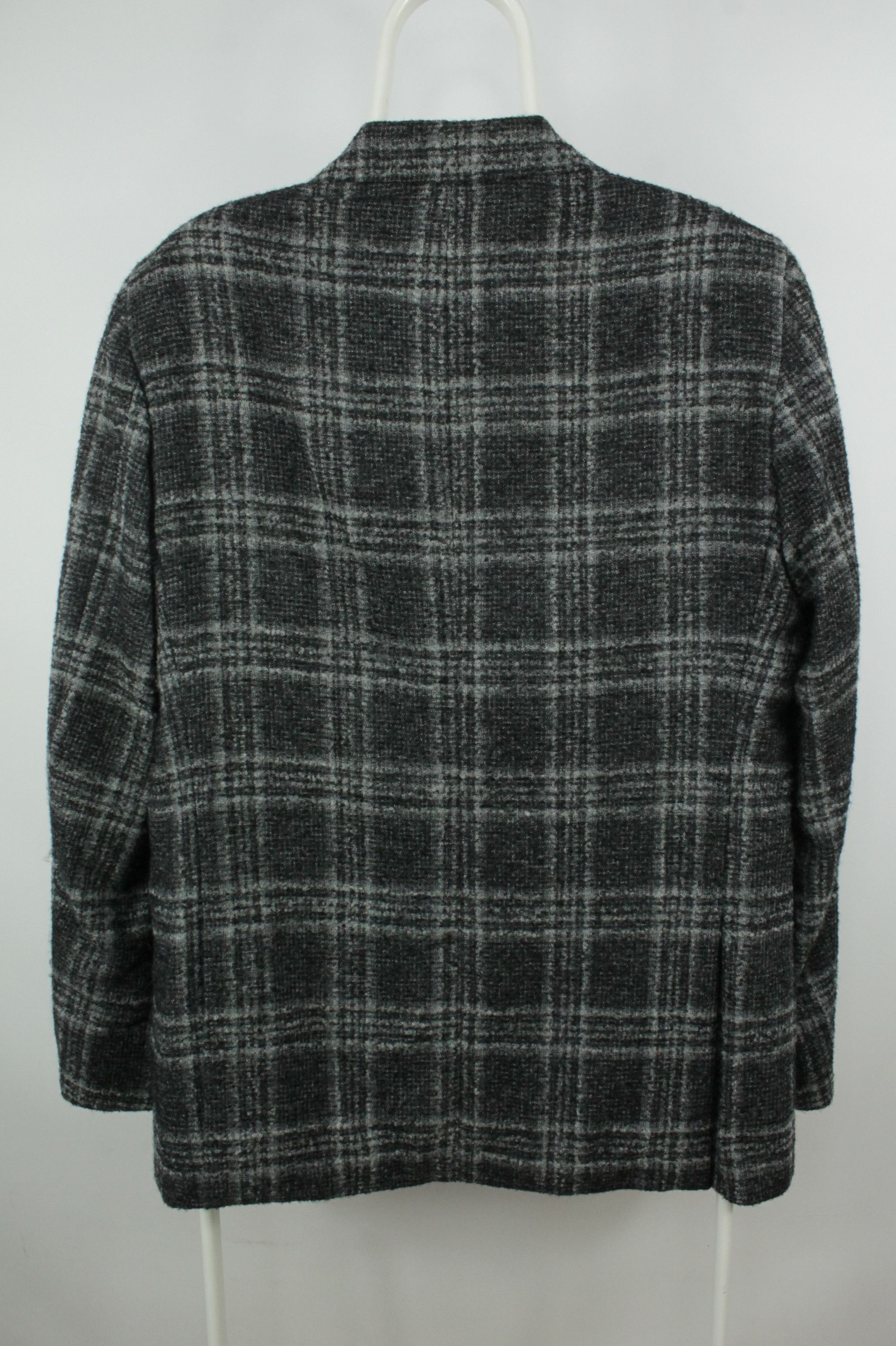 NAVYBOOT NAVYBOOT Loro Piana Suri Alpaca Gray Check Sport Coat Size US L / EU 52-54 / 3 - 5 Thumbnail