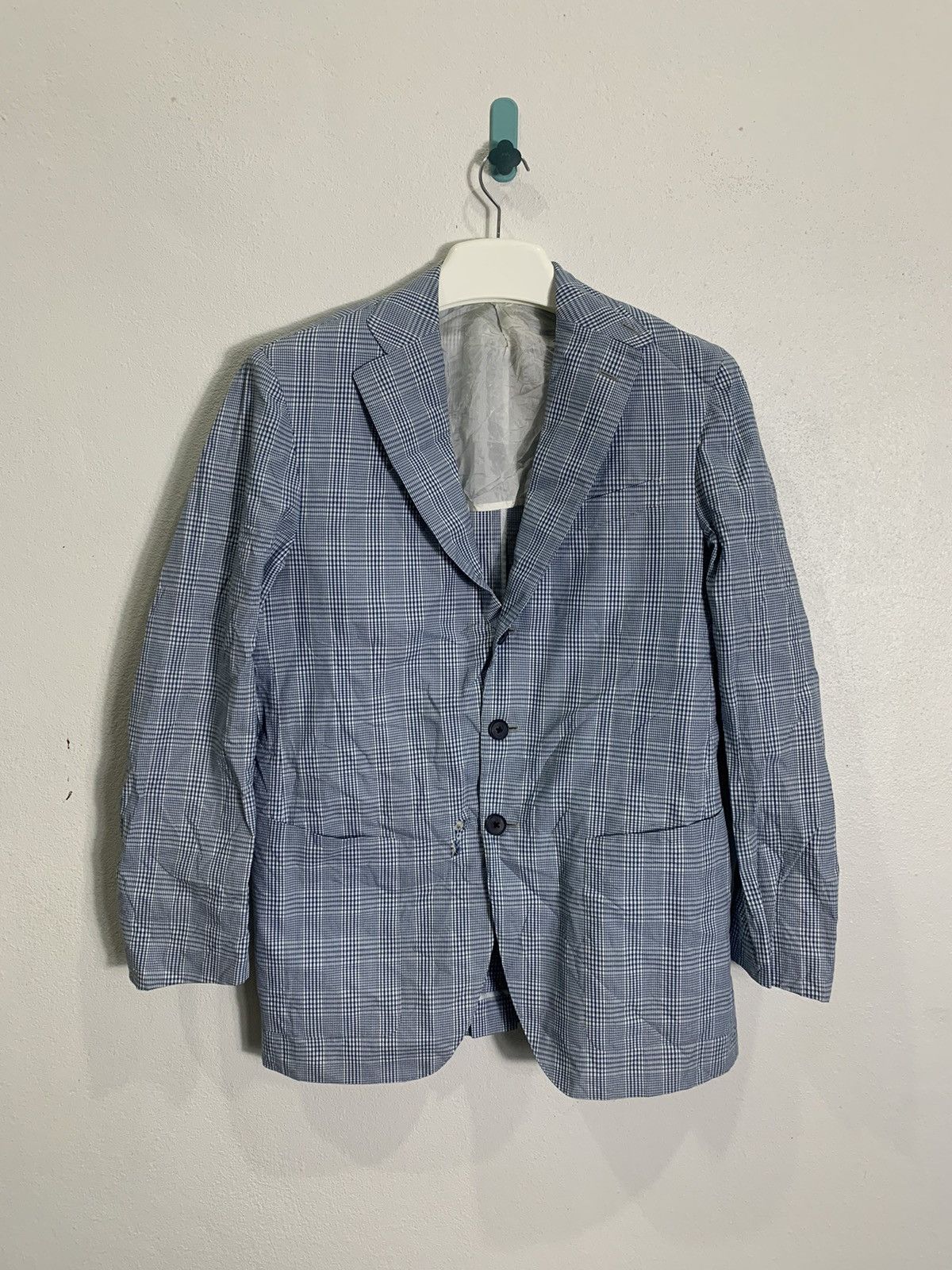 Caruso ZZ2M304A Caruso Blazer jacket Tartan Size US L / EU 52-54 / 3 - 1 Thumbnail