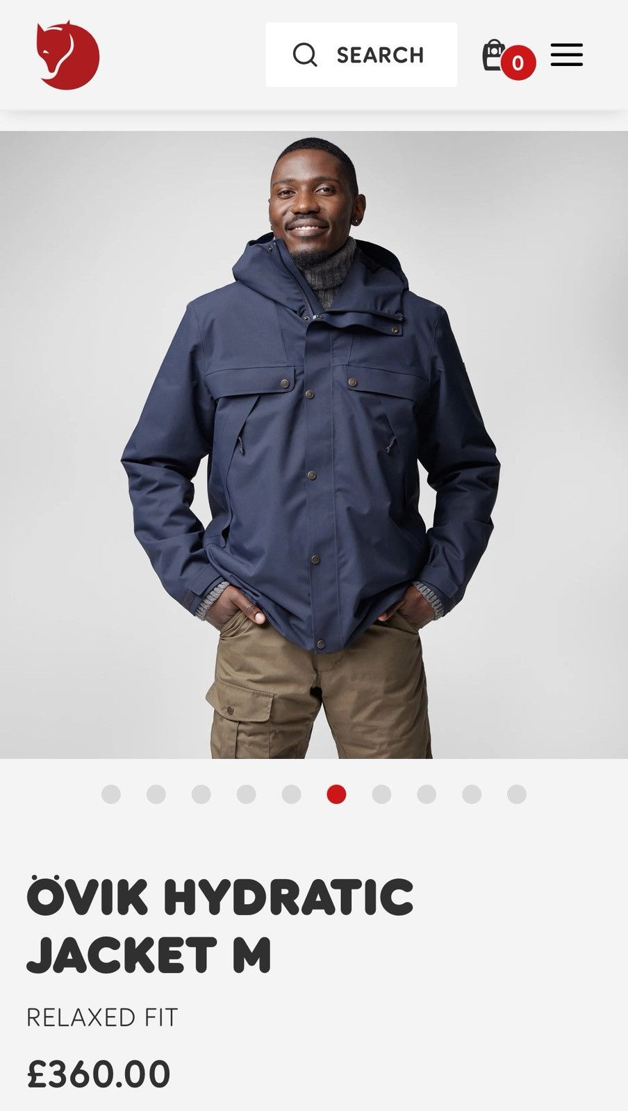 Fjallraven Övik Hydratic Jacket Size US L / EU 52-54 / 3 - 13 Thumbnail