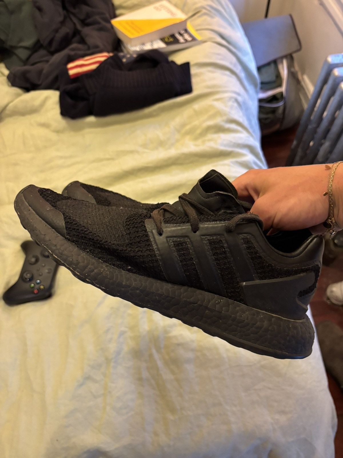Adidas × Yohji Yamamoto Adidas x Y3 ZG Knit Triple Black Size US 11 / EU 44 - 2 Thumbnail