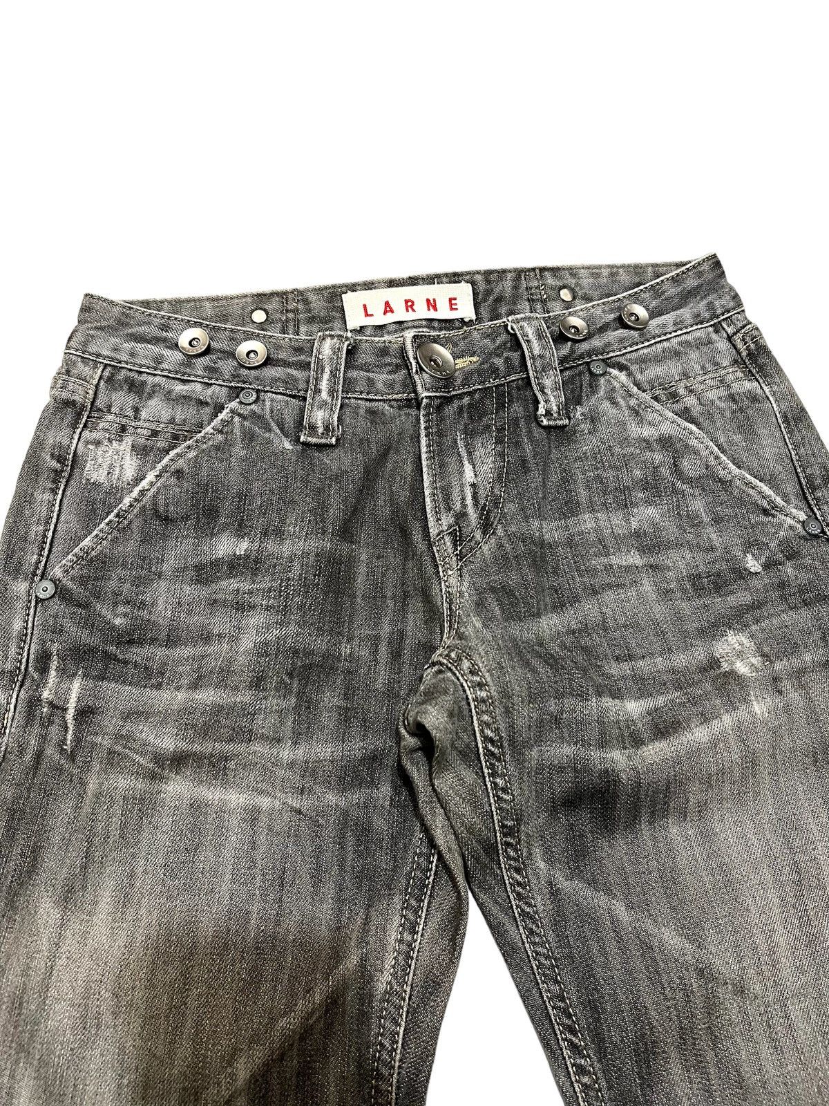 If Six Was Nine × Japanese Brand × Le Grande Bleu (L.G.B.) Larne flared denim pants Size US 28 / EU 44 - 6 Thumbnail