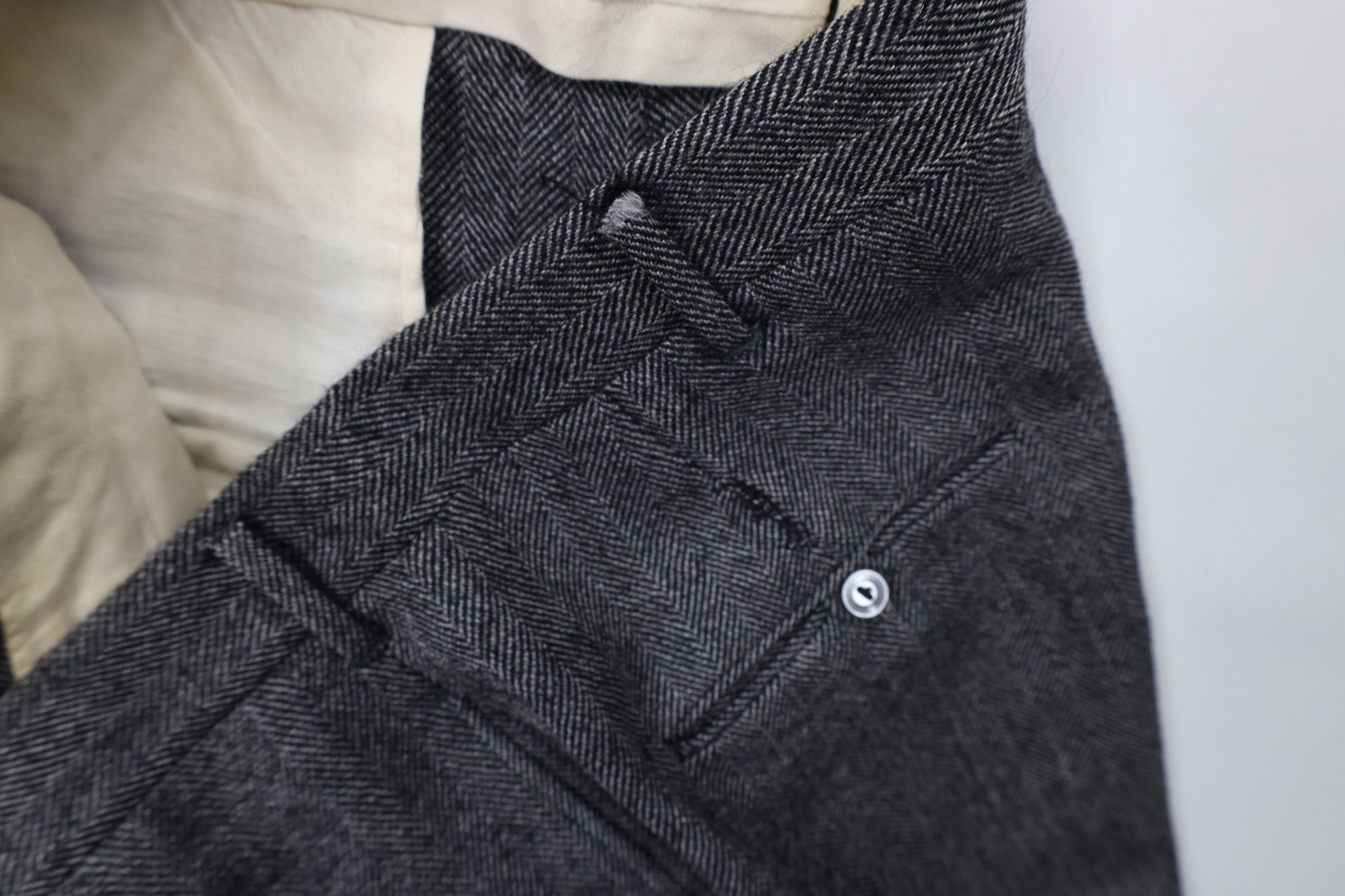 Vintage Vintage 60s 70s Streetwear Herringbone Chino Pants USA Size US 36 / EU 52 - 6 Thumbnail
