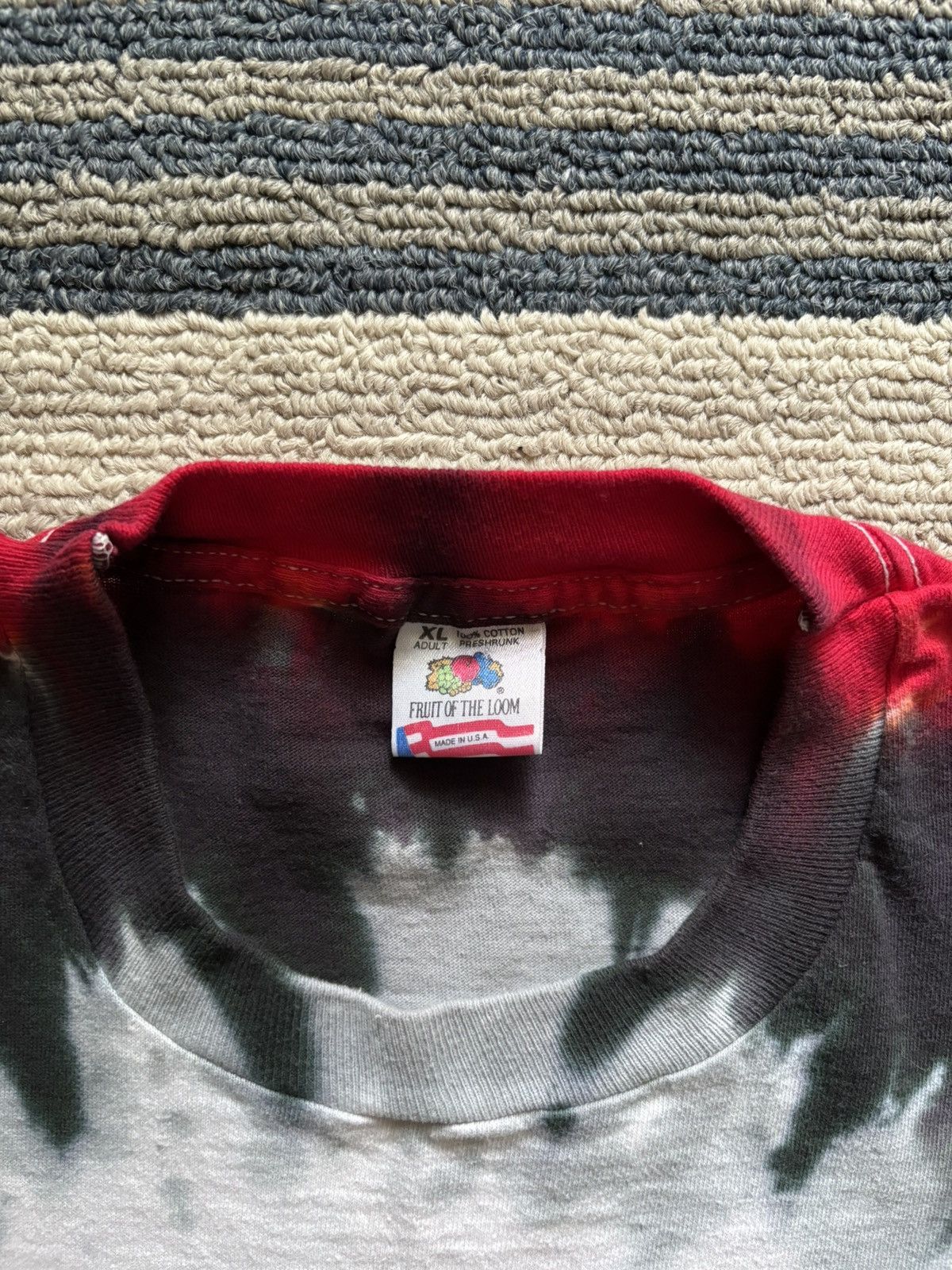 Fruit Of The Loom 1994 Rolling Stones Voodoo Lounge Tie Dye Tee XL USA Size US XL / EU 56 / 4 - 5 Thumbnail
