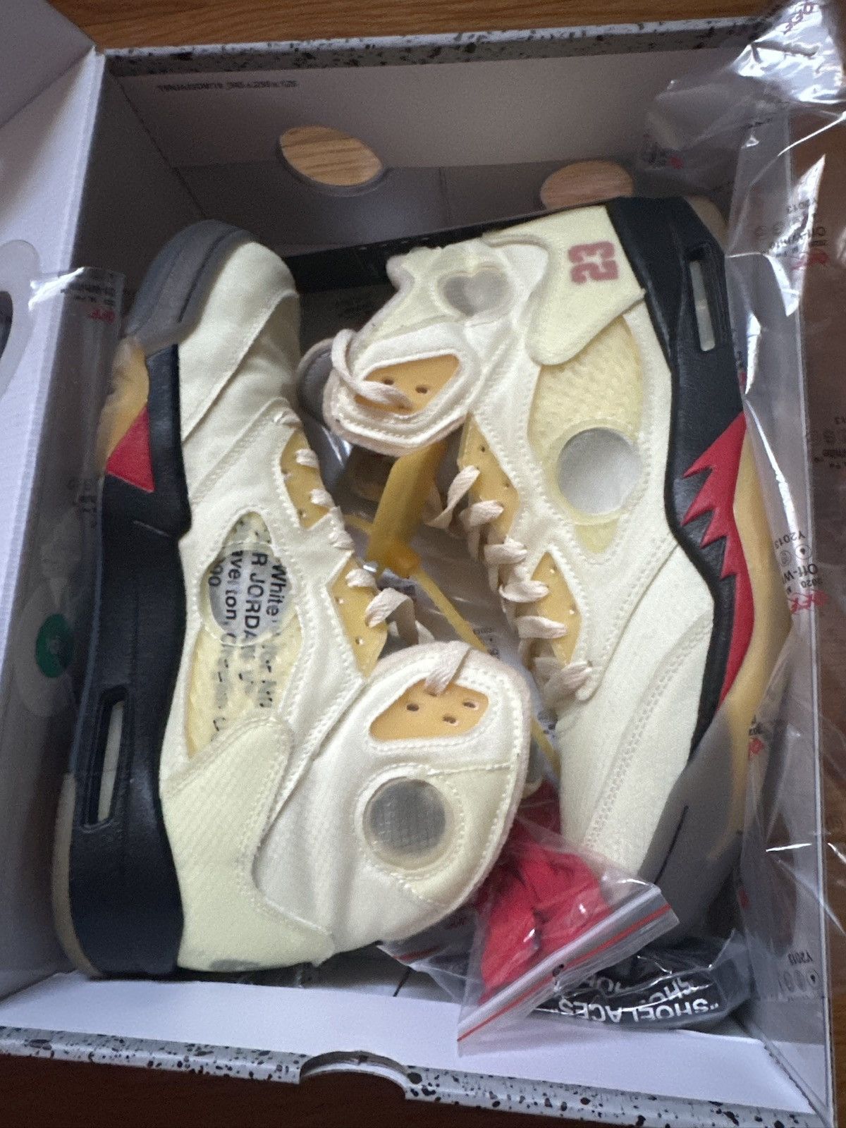 Nike Jordan 5 off white Size US 10 / EU 43 - 1 Thumbnail