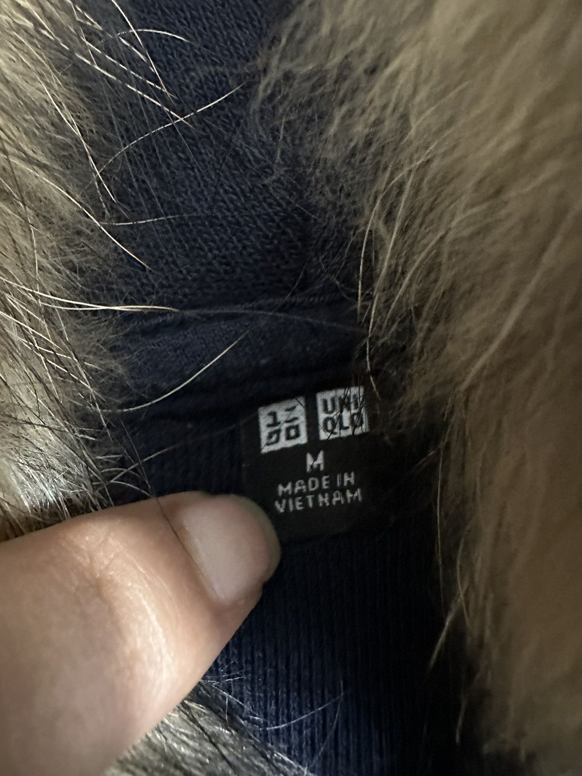 20471120 FUR ZIP UP HOODIE UNIQLO IFSIXWASNINE LGB STYLE Size US M / EU 48-50 / 2 - 6 Thumbnail