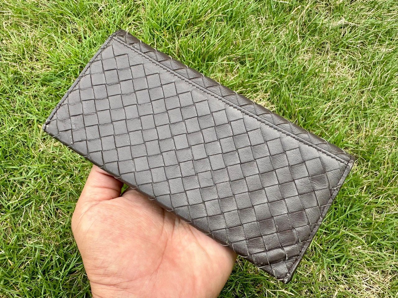 Bottega Veneta Authentic Bottega Veneta Intrecciato Leather Long Wallet Size ONE SIZE - 1 Thumbnail