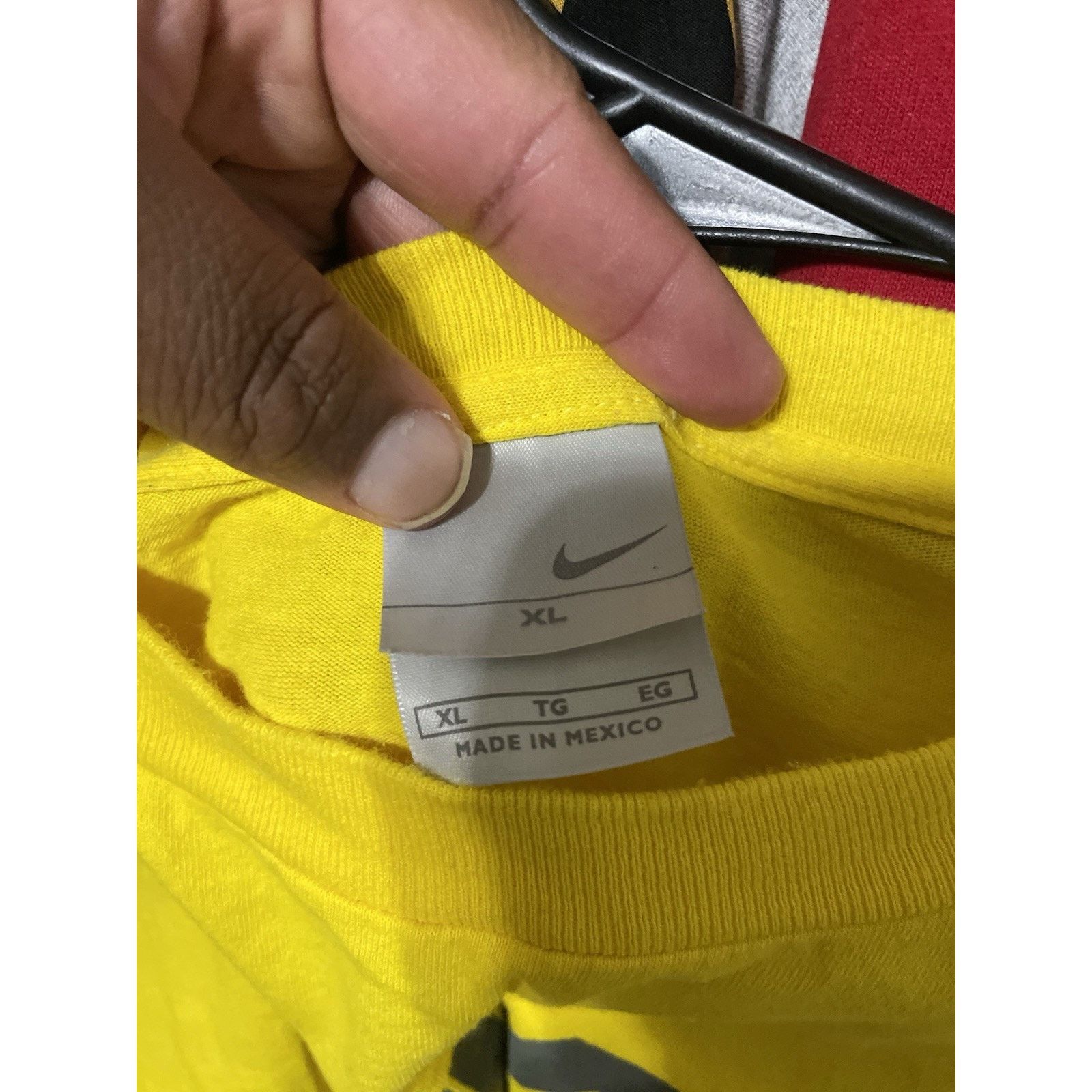 Nike Size XL- VTG Nike Center Swoosh Spell Out Grey Lightning 4 Size US XL / EU 56 / 4 - 4 Thumbnail