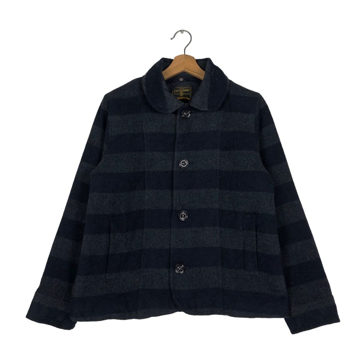 Japanese Brand 📌VINTAGE WORK WOOL JACKET OUTER WEAR LABEL ISSEY MIYAKE Size US M / EU 48-50 / 2 - 2 Thumbnail