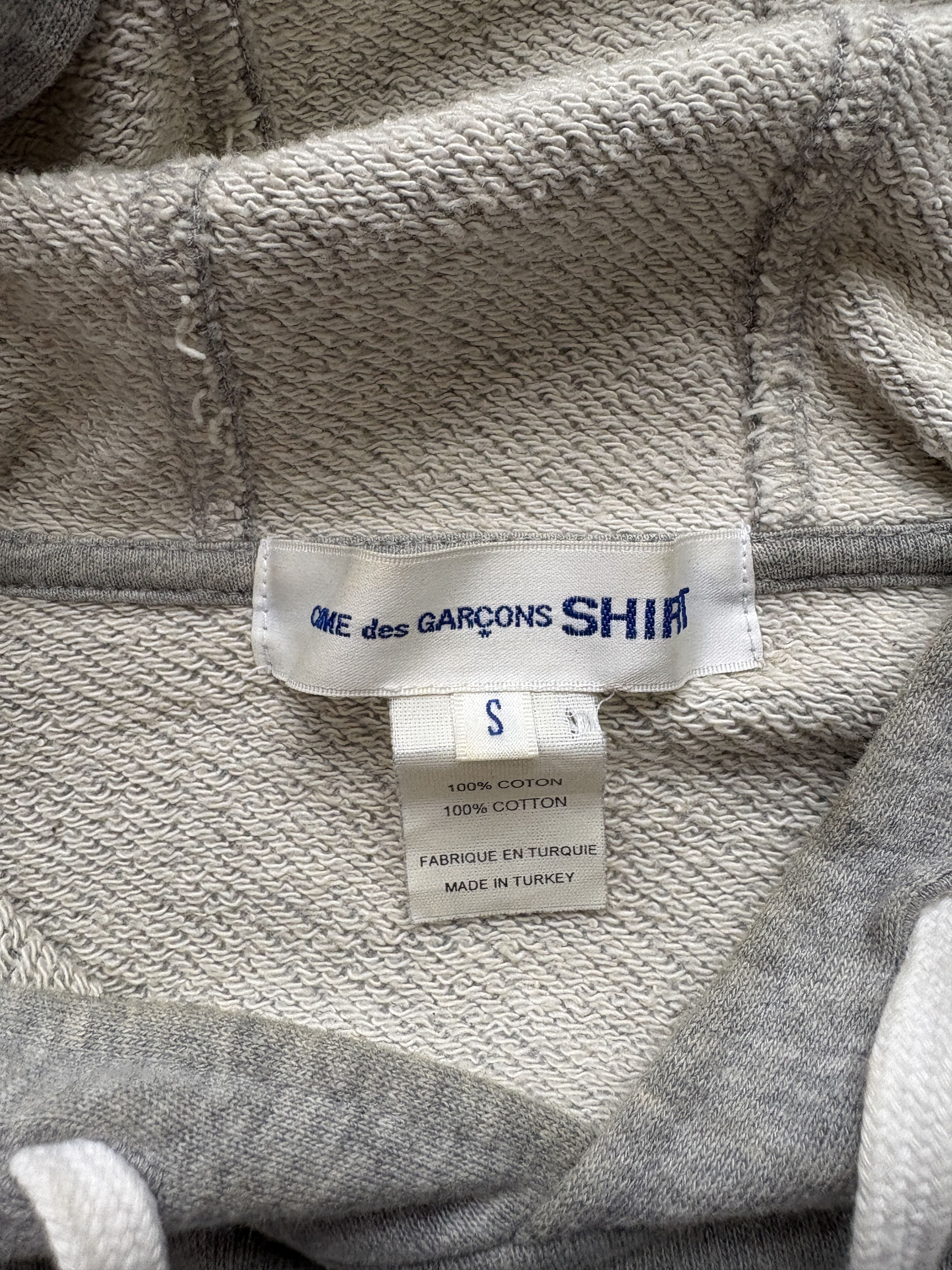 Comme des Garcons SHIRT ⚡️QUICK SALE⚡️Comme des Garcons Shirt Gray Hoodie Size US S / EU 44-46 / 1 - 3 Thumbnail