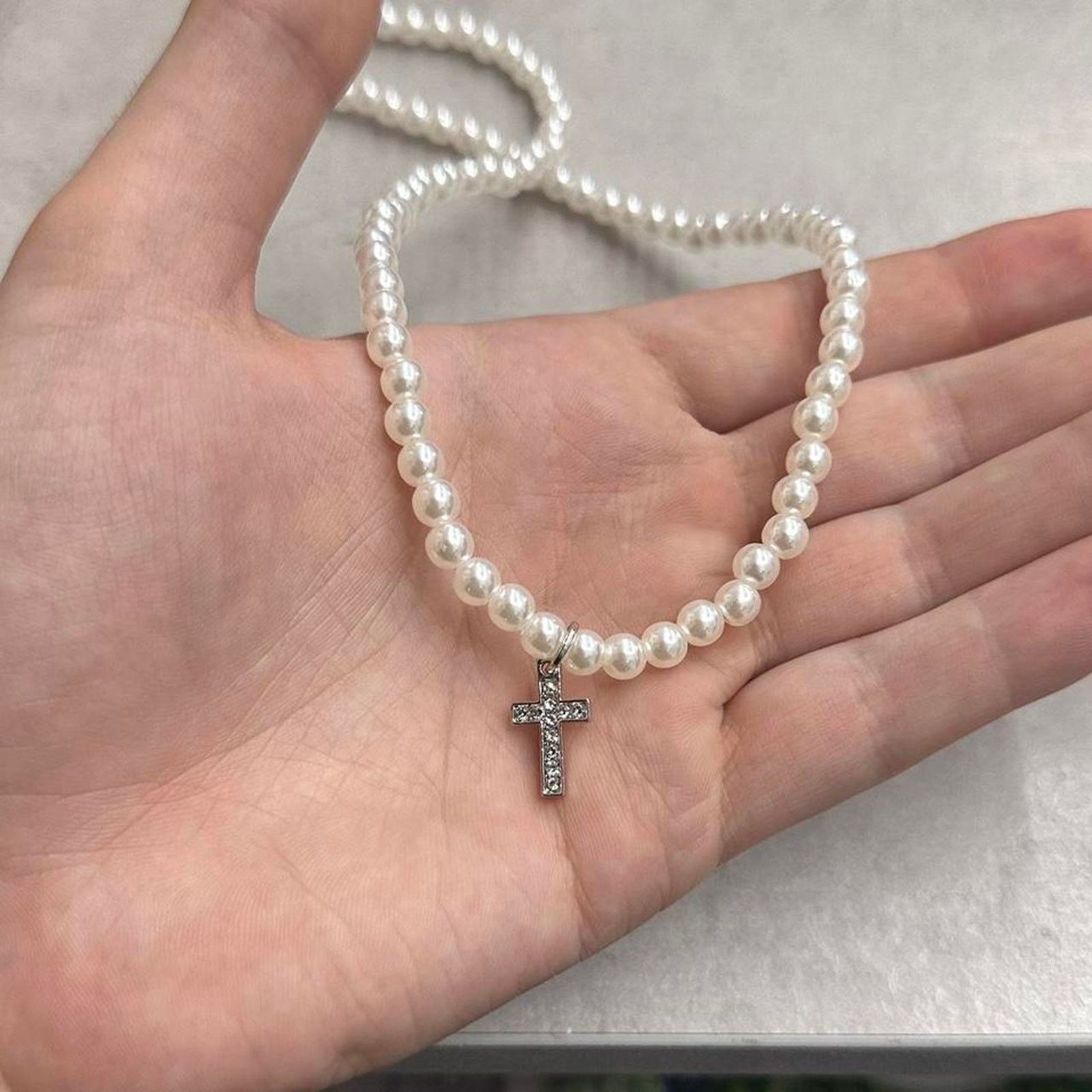 Other Pearl and diamond cross WMNS Size ONE SIZE - 4 Thumbnail