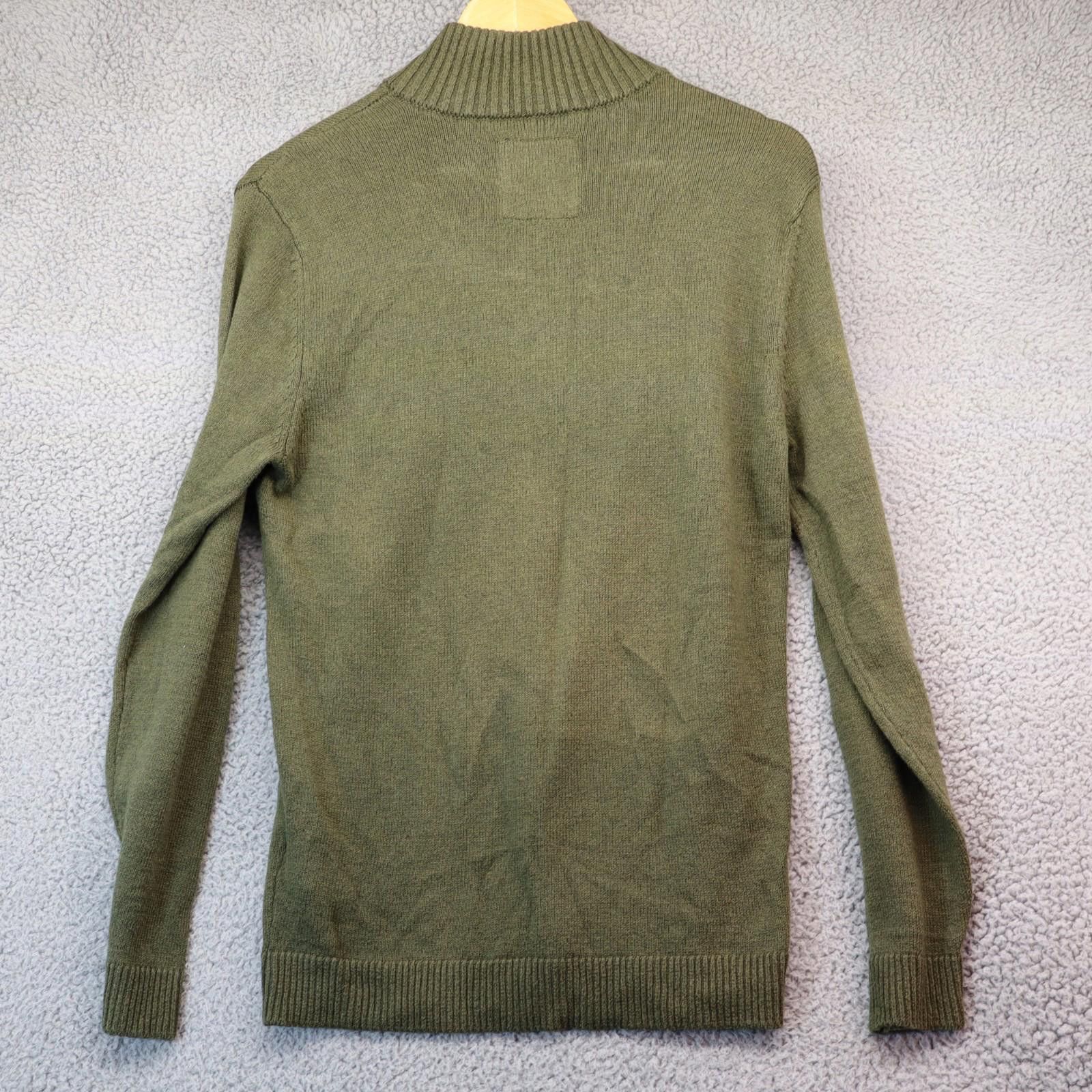Hollister Hollister Pullover Sweatshirt Men Small 1/4 Zip Cotton Olive Size US S / EU 44-46 / 1 - 6 Thumbnail