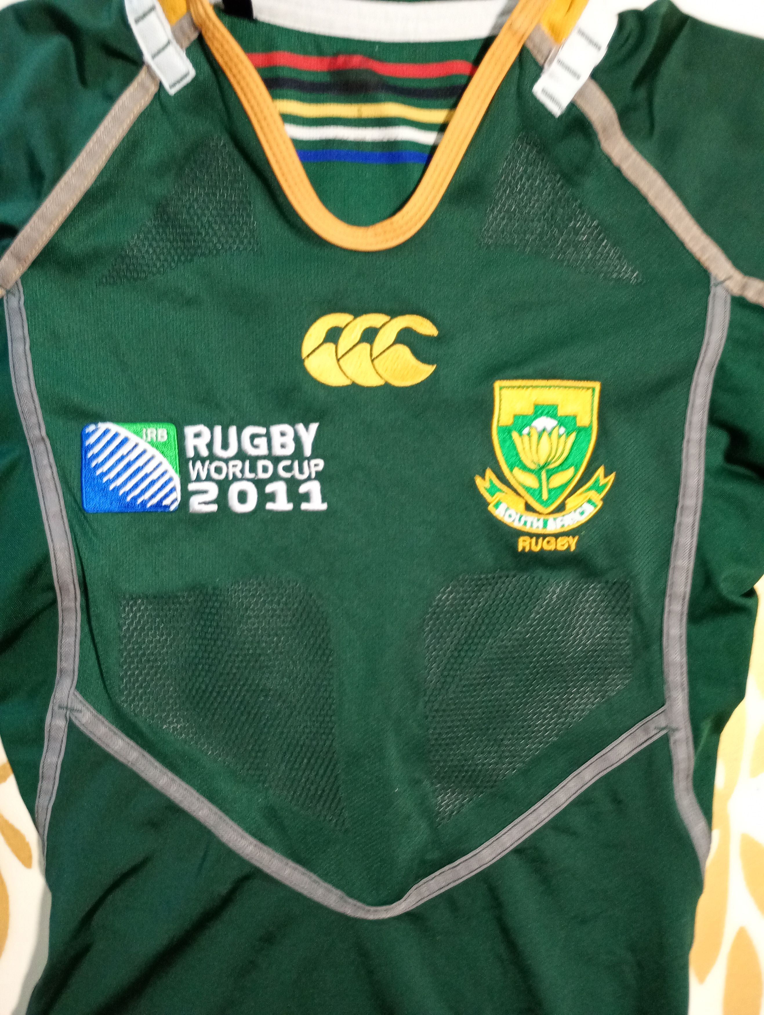 Canterbury of New Zealand Canterbury SA Rugby World Cup 2011 Jersey Size US M / EU 48-50 / 2 - 6 Thumbnail