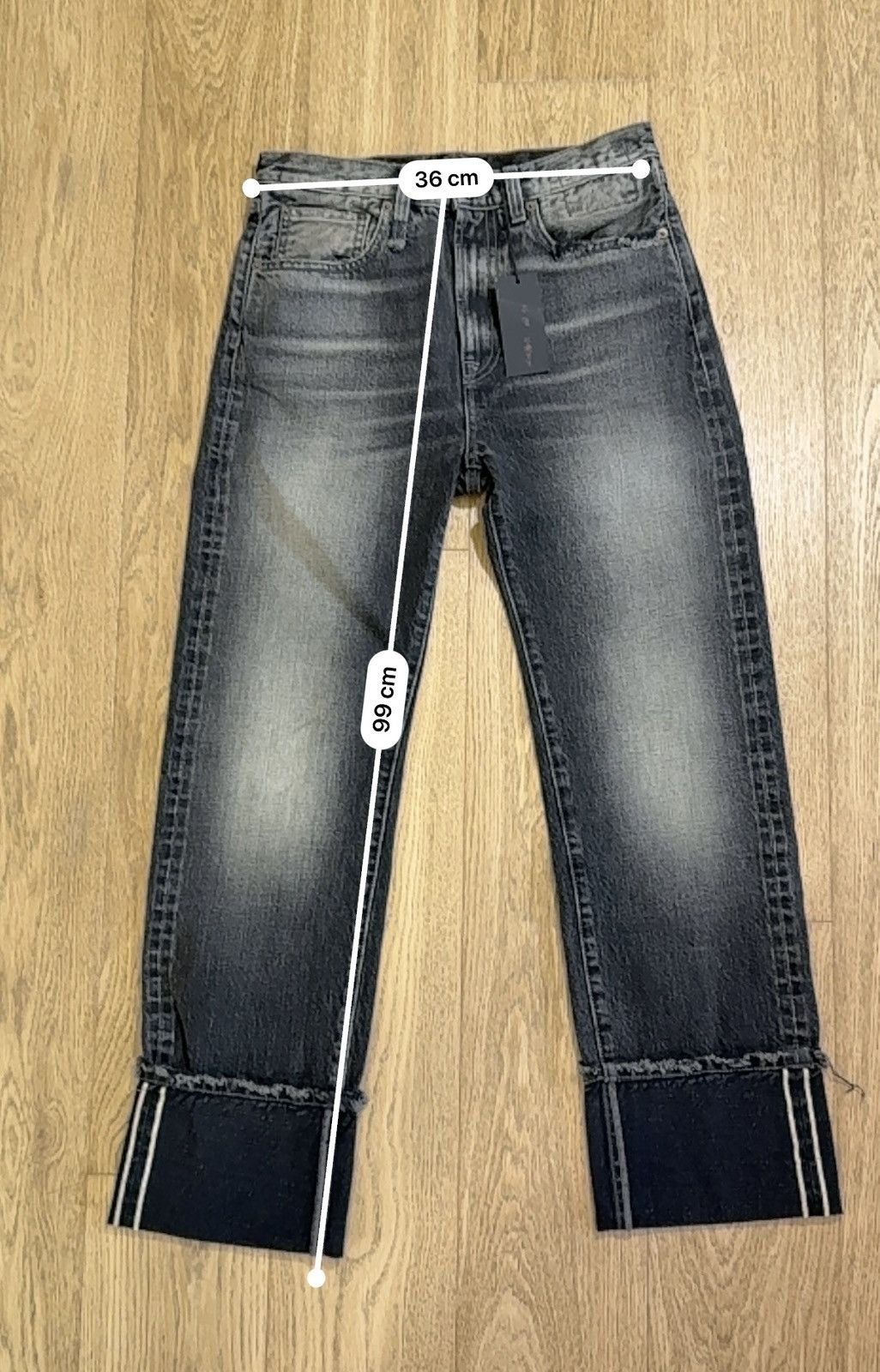 R13 R13 Courtney Slim Selvedge / RP.500€ Size 27" / US 4 / IT 40 - 17 Thumbnail