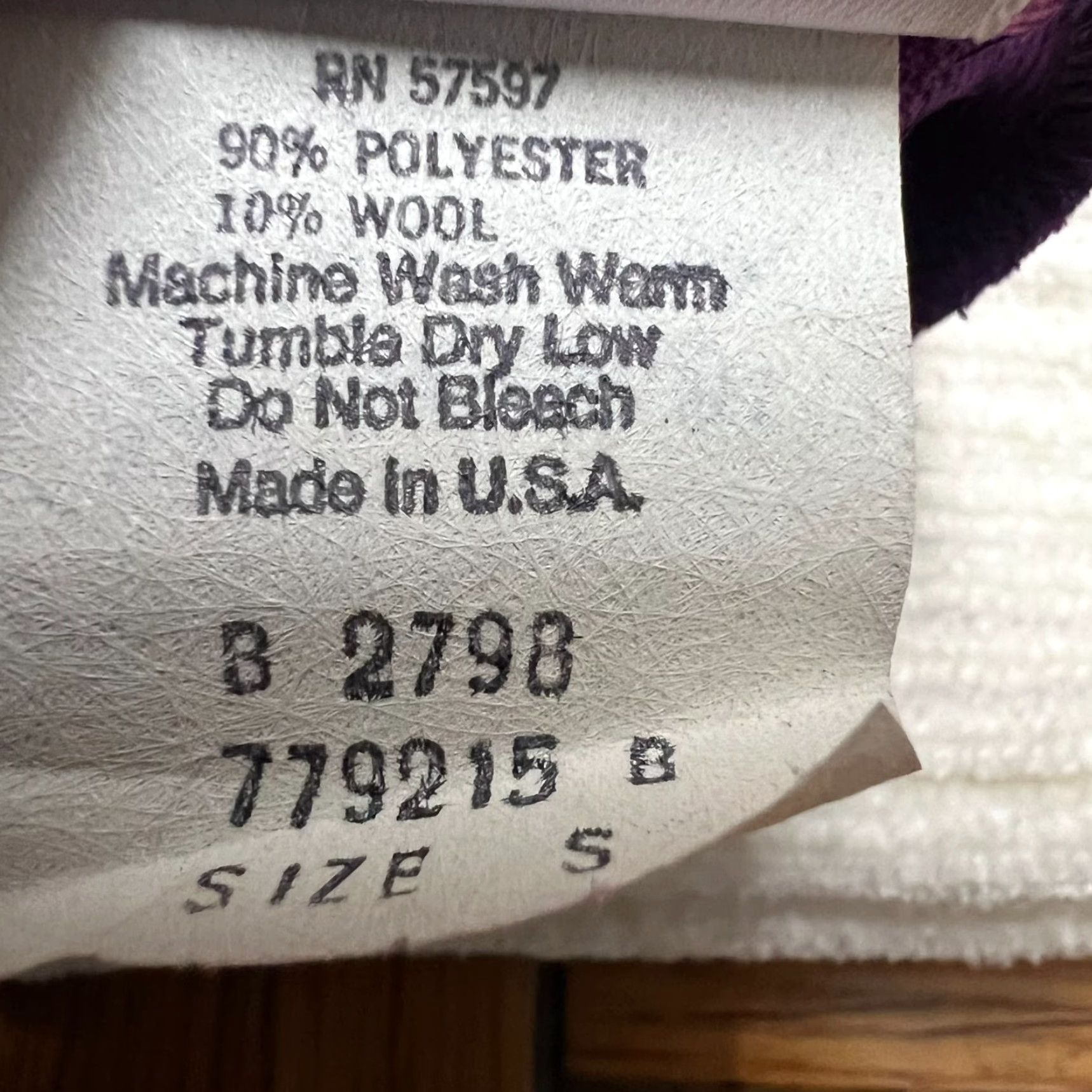 Vintage VINTAGE Avon A-Line Wool Blend Skirt Womens Size S Purple Midi 80s City Size 28" / US 6 / IT 42 - 4 Thumbnail