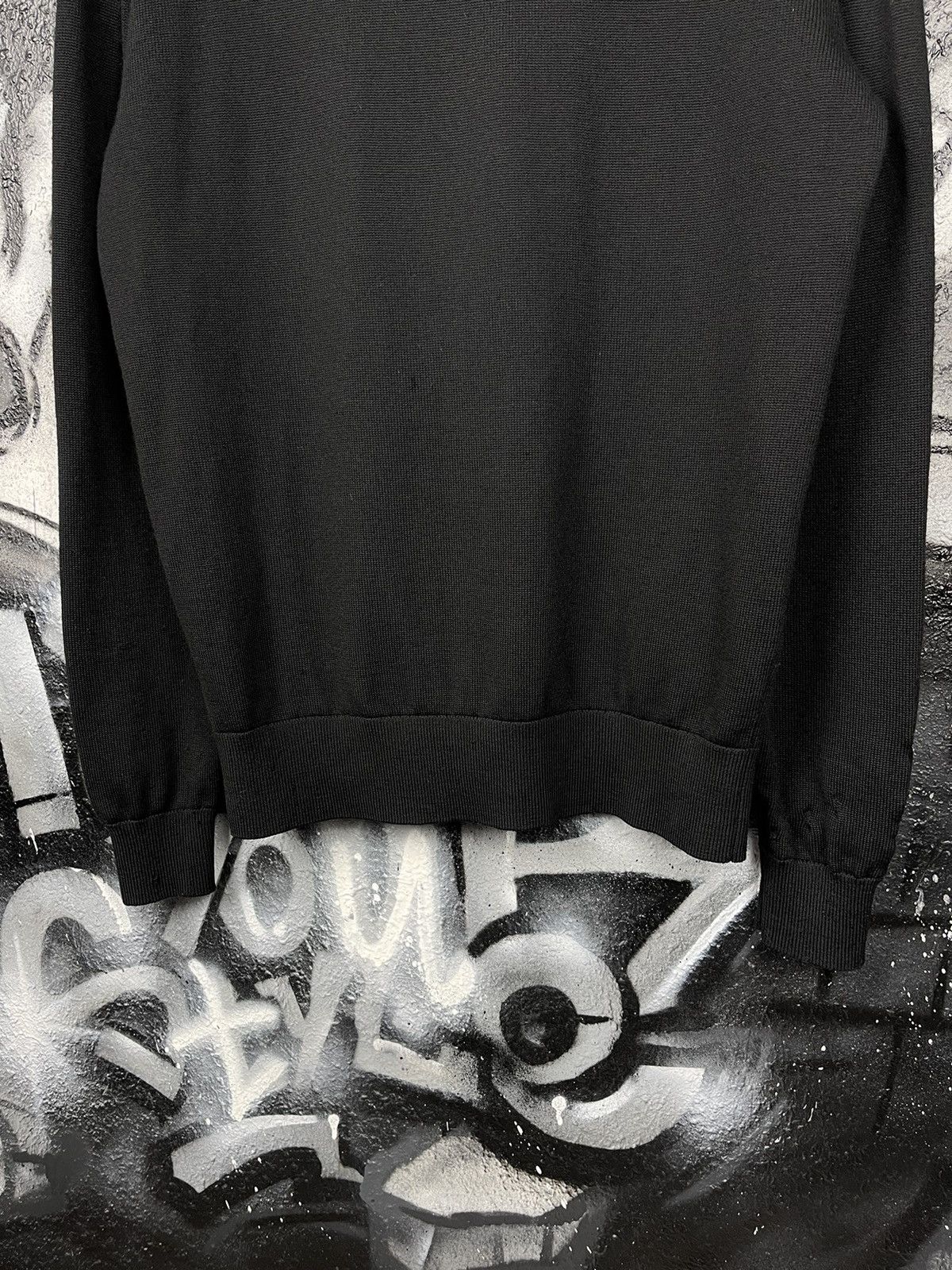 Kenzo Kenzo Black Turtleneck Sweater Embroidered Logo Men’s Size M Size US M / EU 48-50 / 2 - 6 Thumbnail