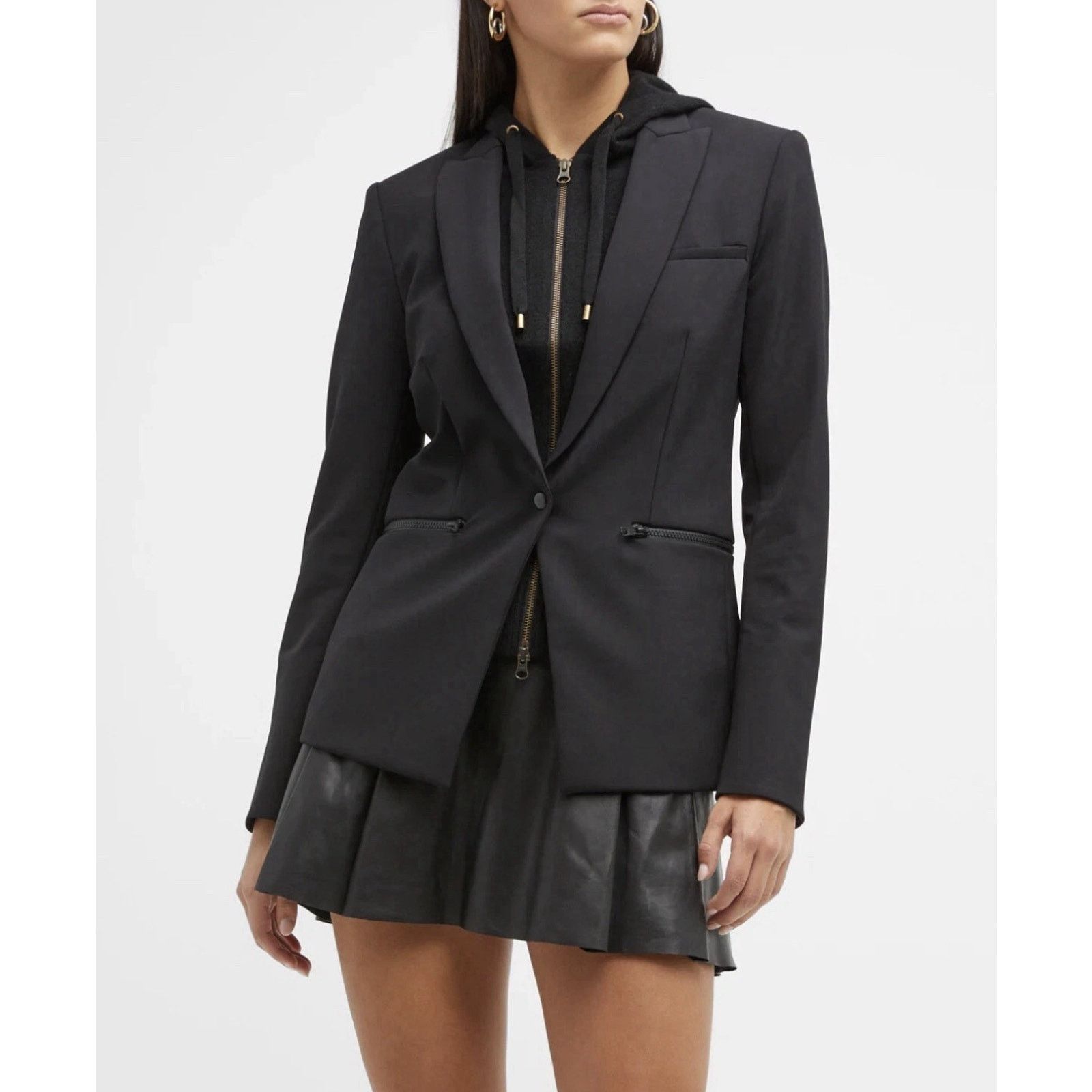 Veronica Beard NEW Veronica Beard Bi-Stretch Scuba Jacket in Black size 6 Size M / US 6-8 / IT 42-44 - 1 Thumbnail