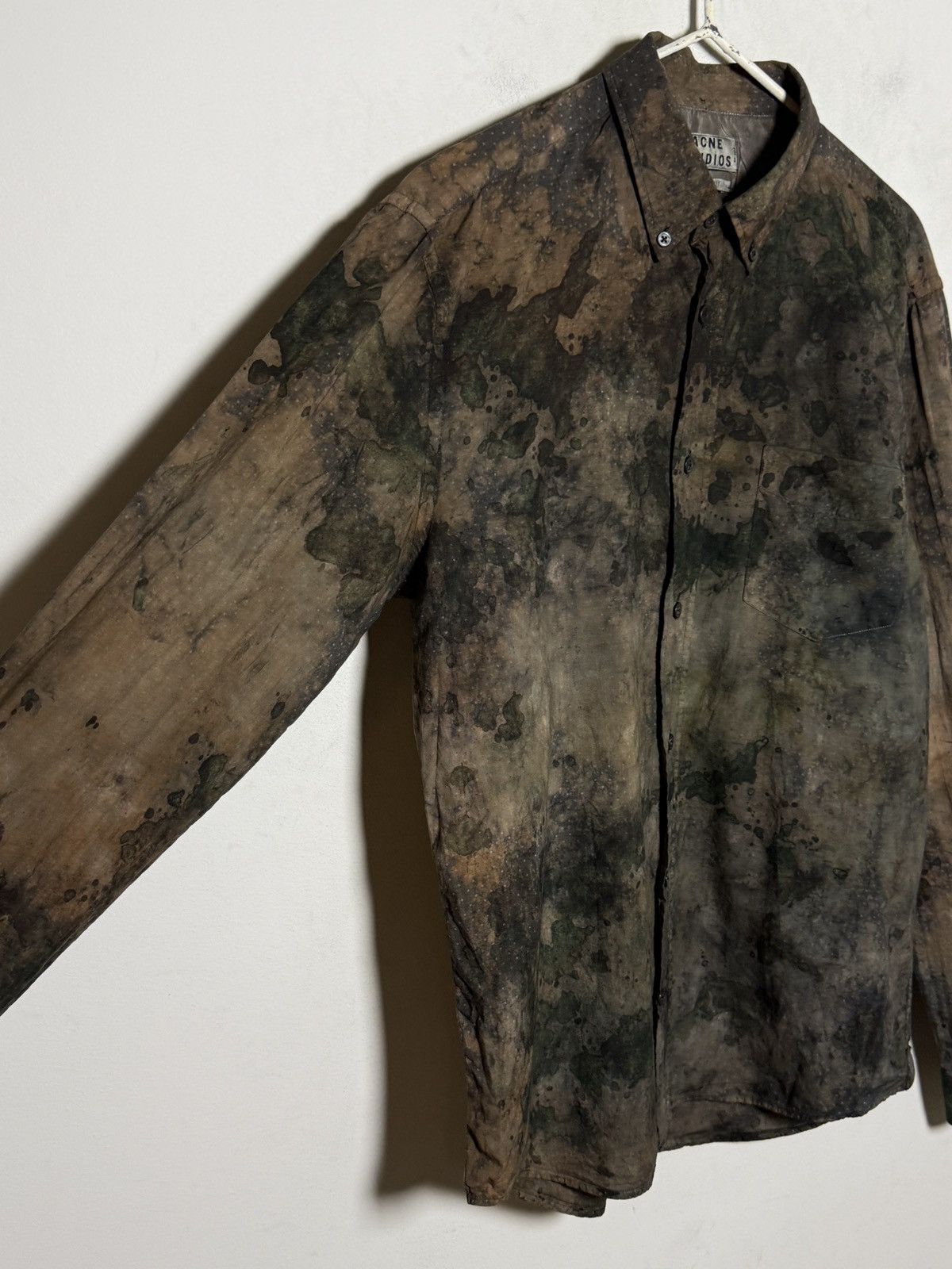 Acne Studios acne 1of1 dyed painters shirt Size US M / EU 48-50 / 2 - 6 Thumbnail