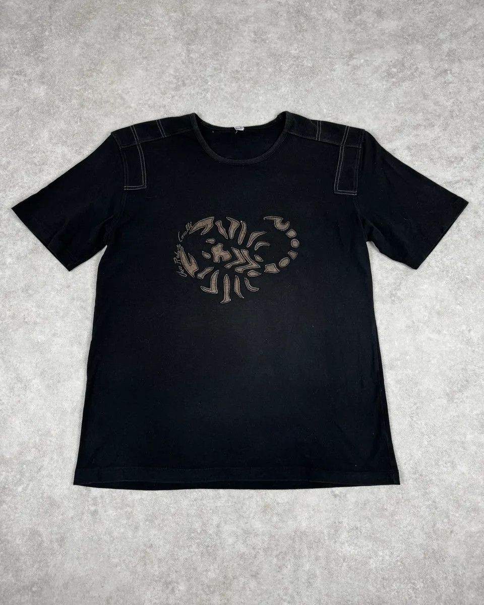 Roberto Cavalli 2000s Cavalli Black Tribal Scorpio T-Shirt Size US M / EU 48-50 / 2 - 1 Thumbnail