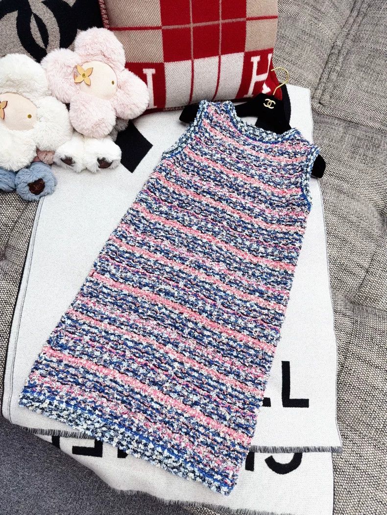 Chanel Chanel Mixed color striped knitted sleeveless dress Size XS / US 0-2 / IT 36-38 - 7 Thumbnail